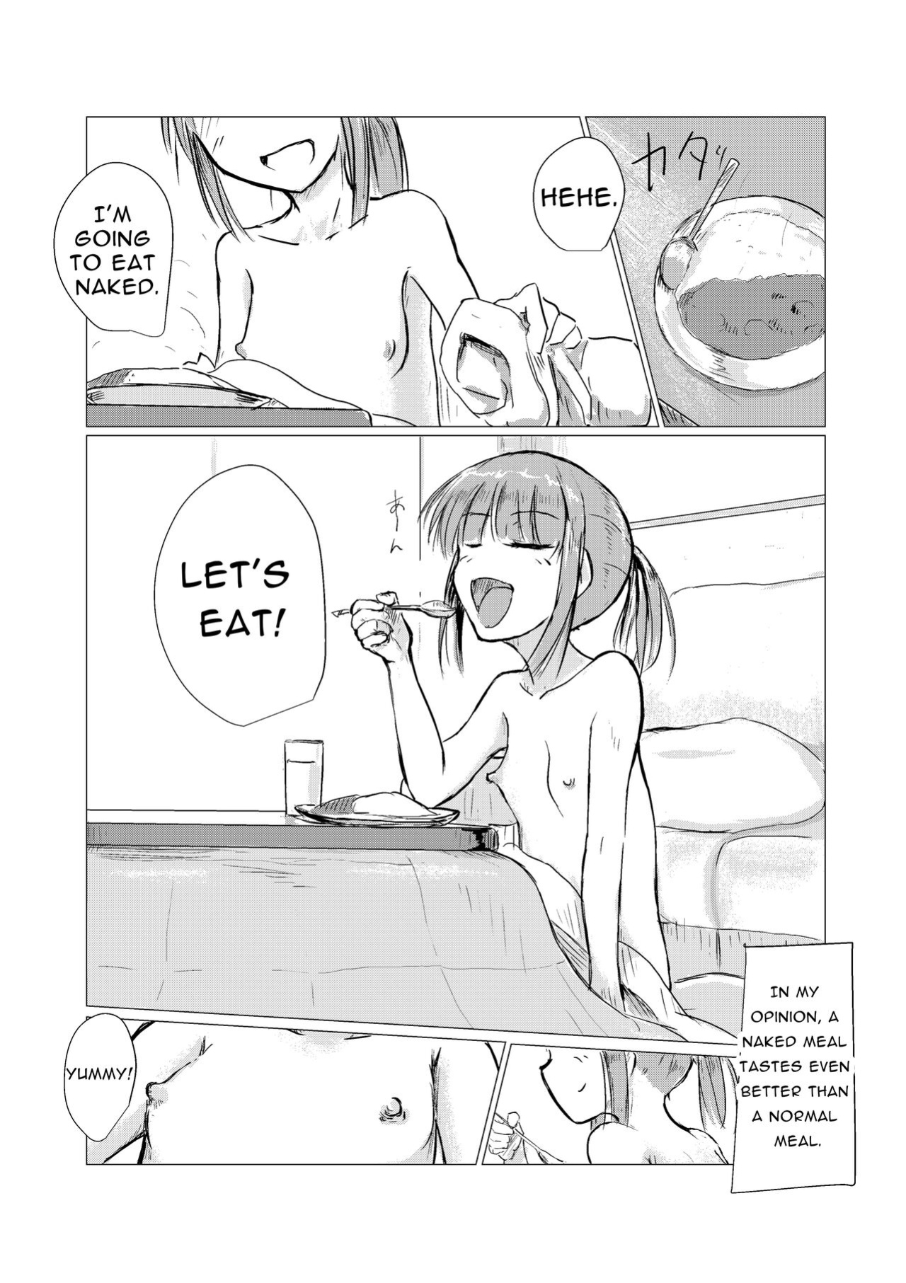 [Rorerore-ya (Roreru)] Fuyu no Shoujo to Orusuban | Winter Girl & Housesitting [Noromajiro]