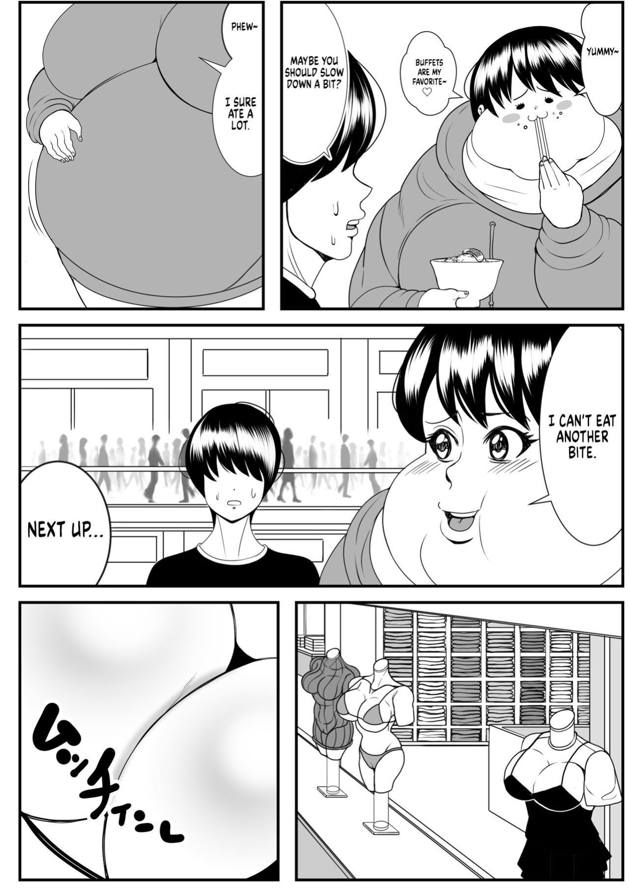 [Nekorondoru (Tokei)] My old babysitter, who I haven’t seen in ten years, has gained weight and became monstrous | Zutto Akogarete Ita Otonari no Onee-san ni 10-nenburi ni Atte Mitara Kusodebu Monster to Kashite