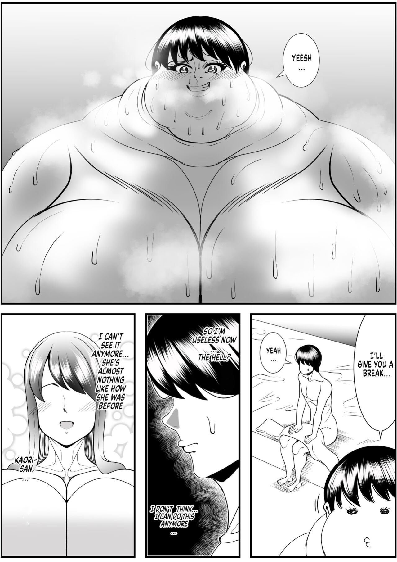 [Nekorondoru (Tokei)] My old babysitter, who I haven’t seen in ten years, has gained weight and became monstrous | Zutto Akogarete Ita Otonari no Onee-san ni 10-nenburi ni Atte Mitara Kusodebu Monster to Kashite