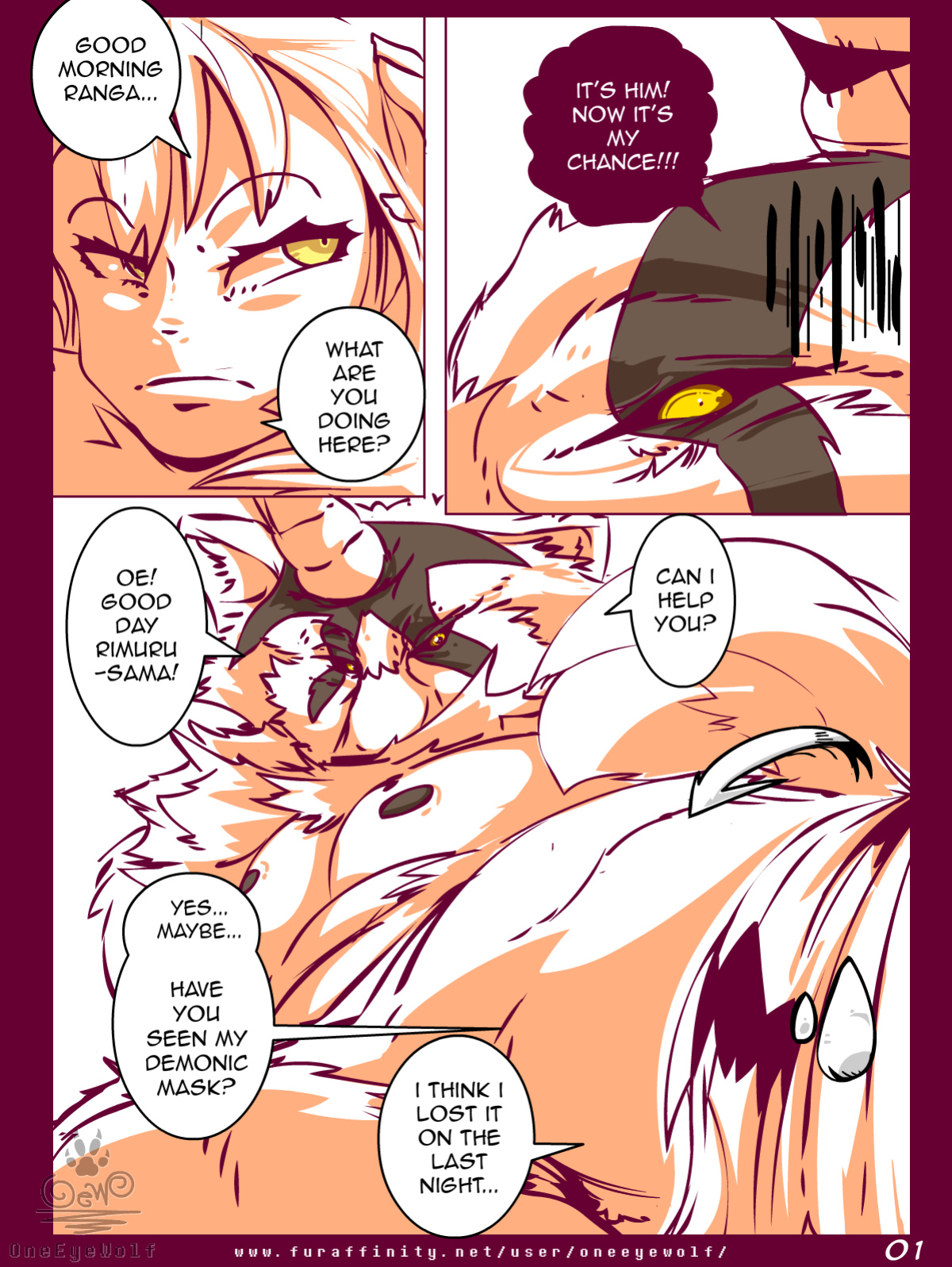 [OneEyeWolf] Come and Get Your Mask (That Time I Got Reincarnated as a Slime) [Unfinished]