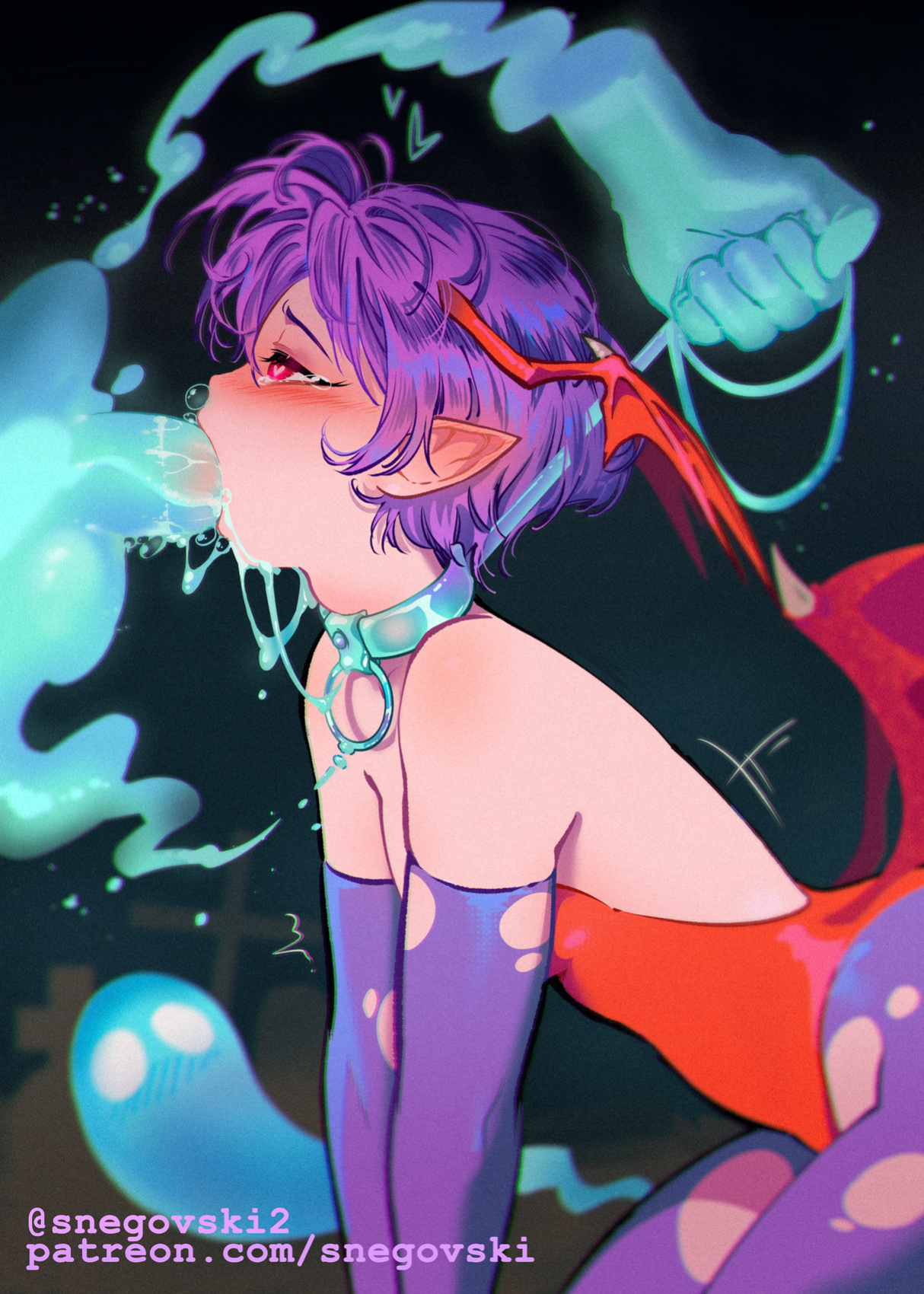 [snegovski] Lilith and Morrigan - Adventure time