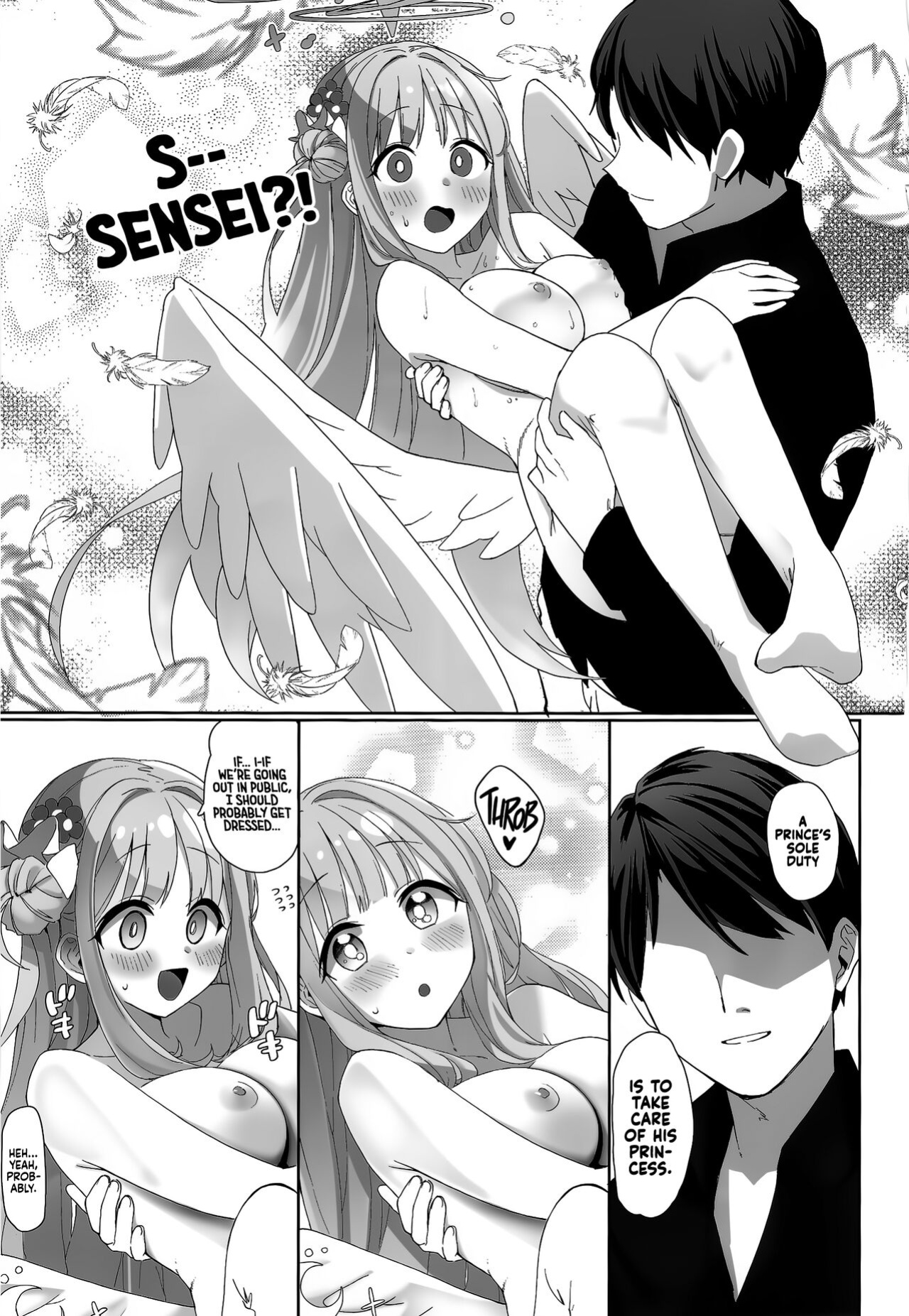 (C101) [Sleepwatch.ex (Aibu Yue)] Bukiyou na Ohime-sama wa Ouji-sama ni Aisaretai | The Bumbling Princess Longs For Her Prince's Love (Blue Archive) [Sloppy Seconds]