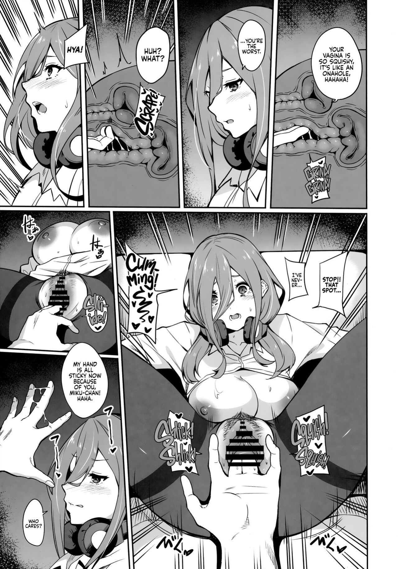 [Footprints (Various)] Itsutsugo-chan wa Ecchi ga Shitai | The Quintuplets Wanna Have Sex (Gotoubun no Hanayome) [head empty]