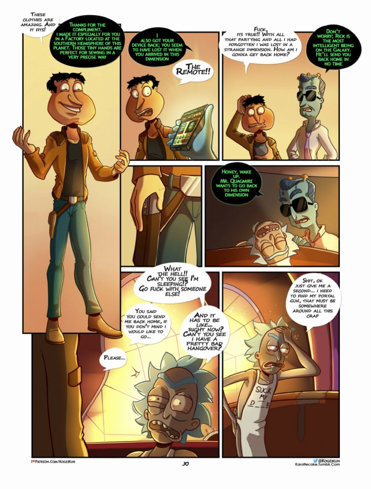 [Kogeikun] Quagmire Into The Multiverse