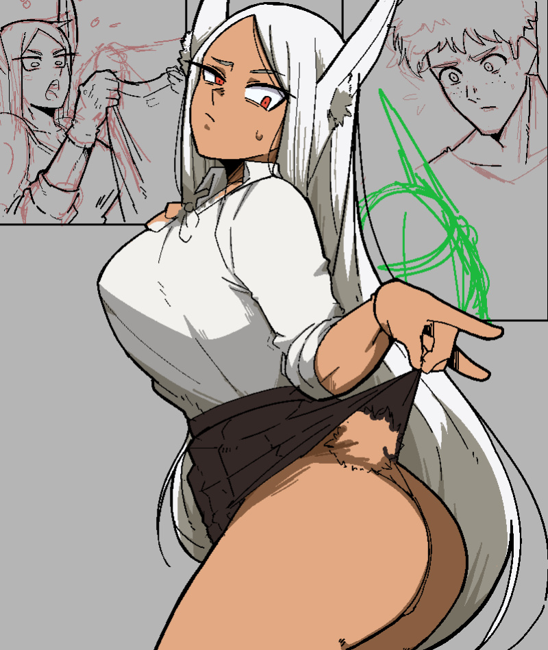 [Mark Gavatino] Mirko school uniform (My Hero Academia)