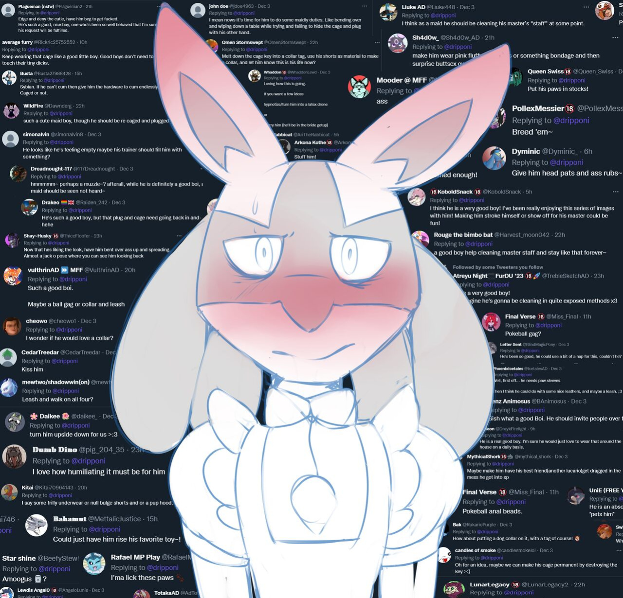 [Dripponi] Lucario Strip Game