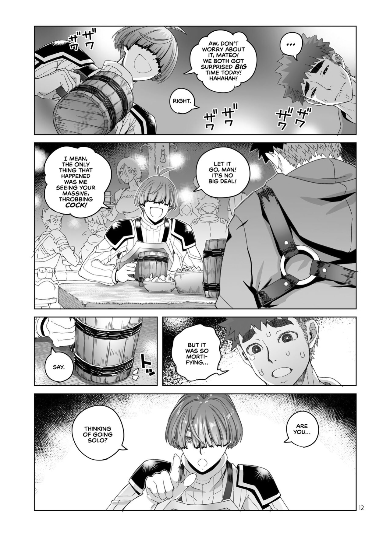 [Asaki Blog Branch Office (Asaki Takayuki)] Rowan Nyokenshi wa Kakusenai | Rowan, the Swordswoman in Plain Sight [cutegyaruTL]
