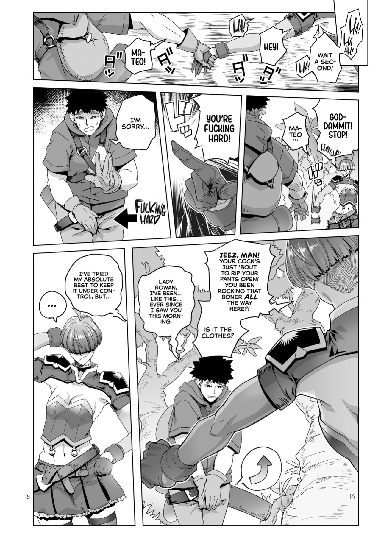 [Asaki Blog Branch Office (Asaki Takayuki)] Rowan Nyokenshi wa Kakusenai | Rowan, the Swordswoman in Plain Sight [cutegyaruTL]