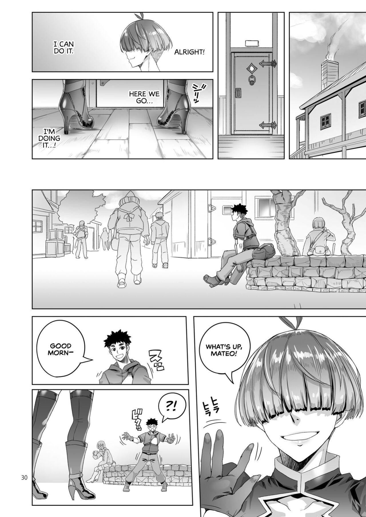 [Asaki Blog Branch Office (Asaki Takayuki)] Rowan Nyokenshi wa Kakusenai | Rowan, the Swordswoman in Plain Sight [cutegyaruTL]