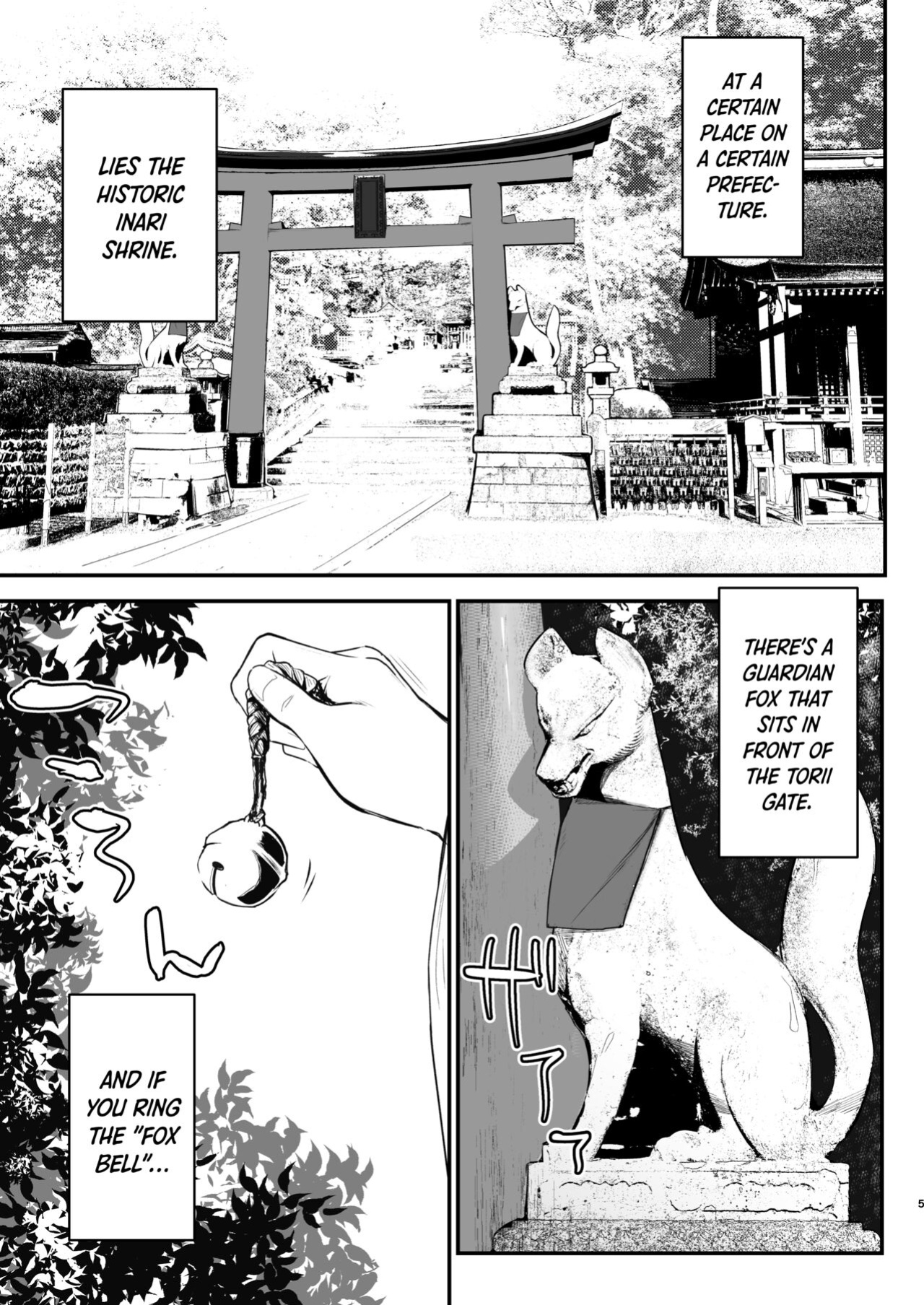 [Katamimi Headphone (Ariyoshi Gen)] Komagitsune no Yue | Yue the Guardian Fox [DKKMD Translations]