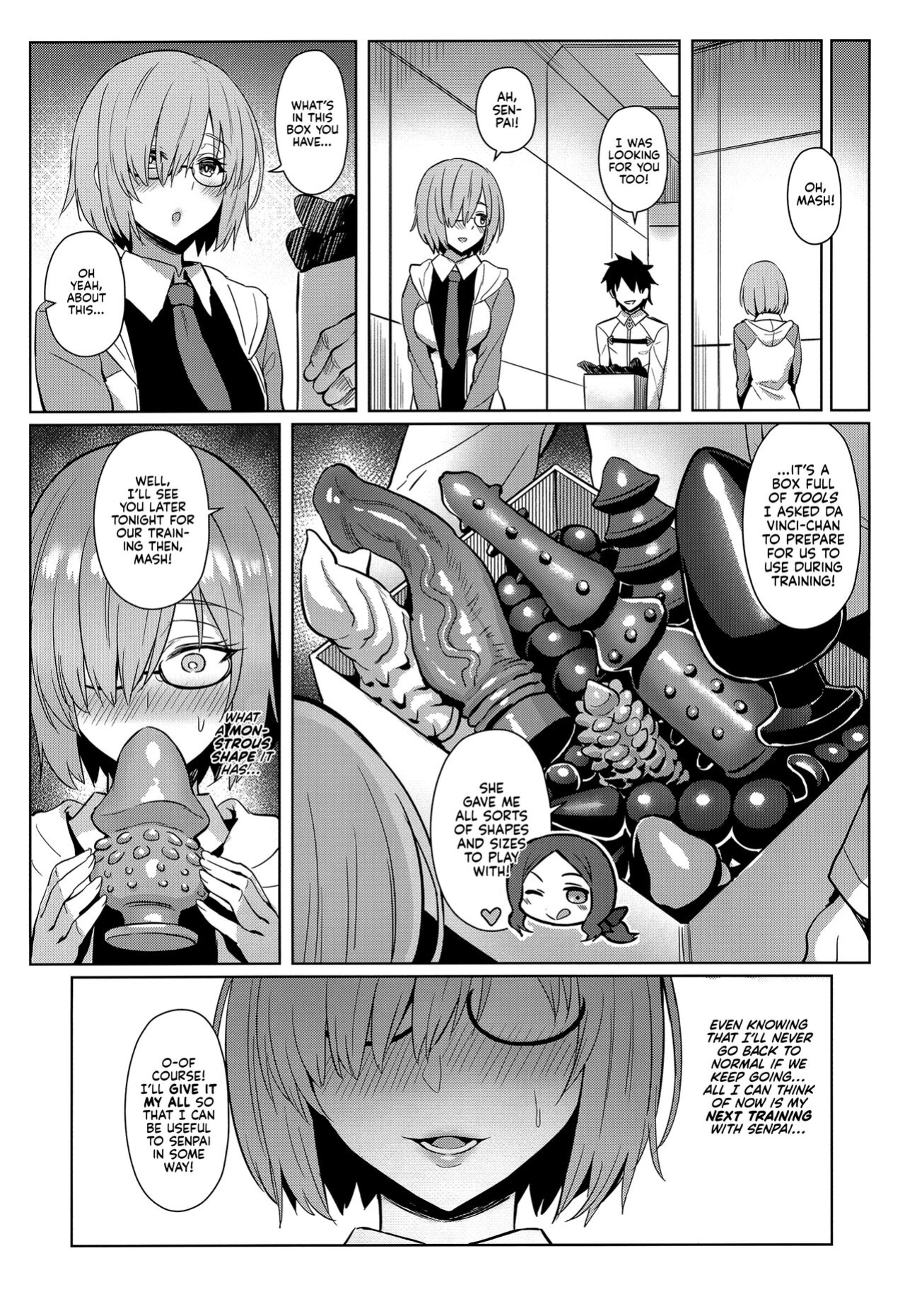 (C95) [COMEX (Zhen Lu)] Mash no Himitsu Tokkun | Mash's Secret Training Regimen (Fate Grand Order) [Kyuume + AJubbz]