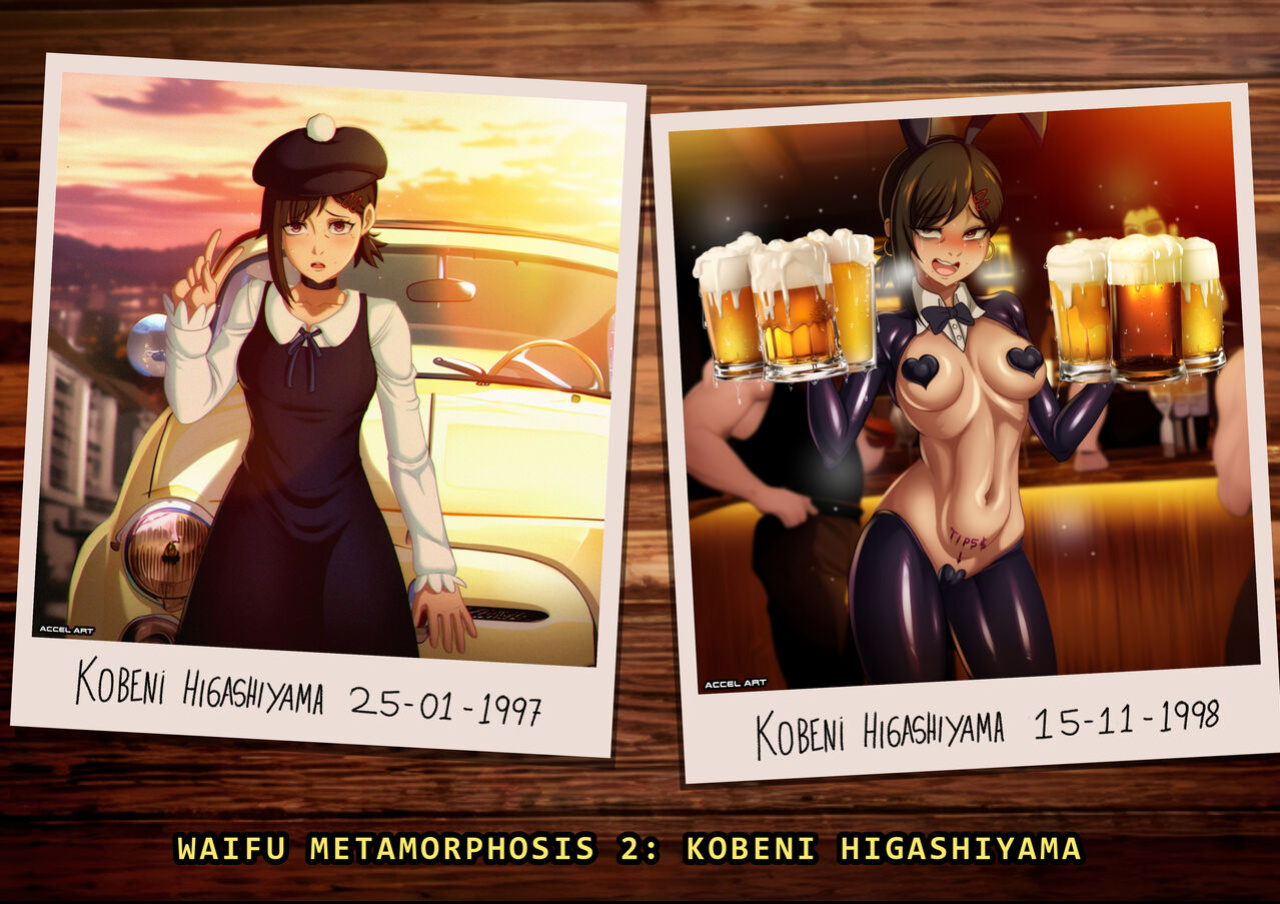 [Accel Art] Waifu Metamorphosis - Kobeni Higashiyama (Chainsaw Man)