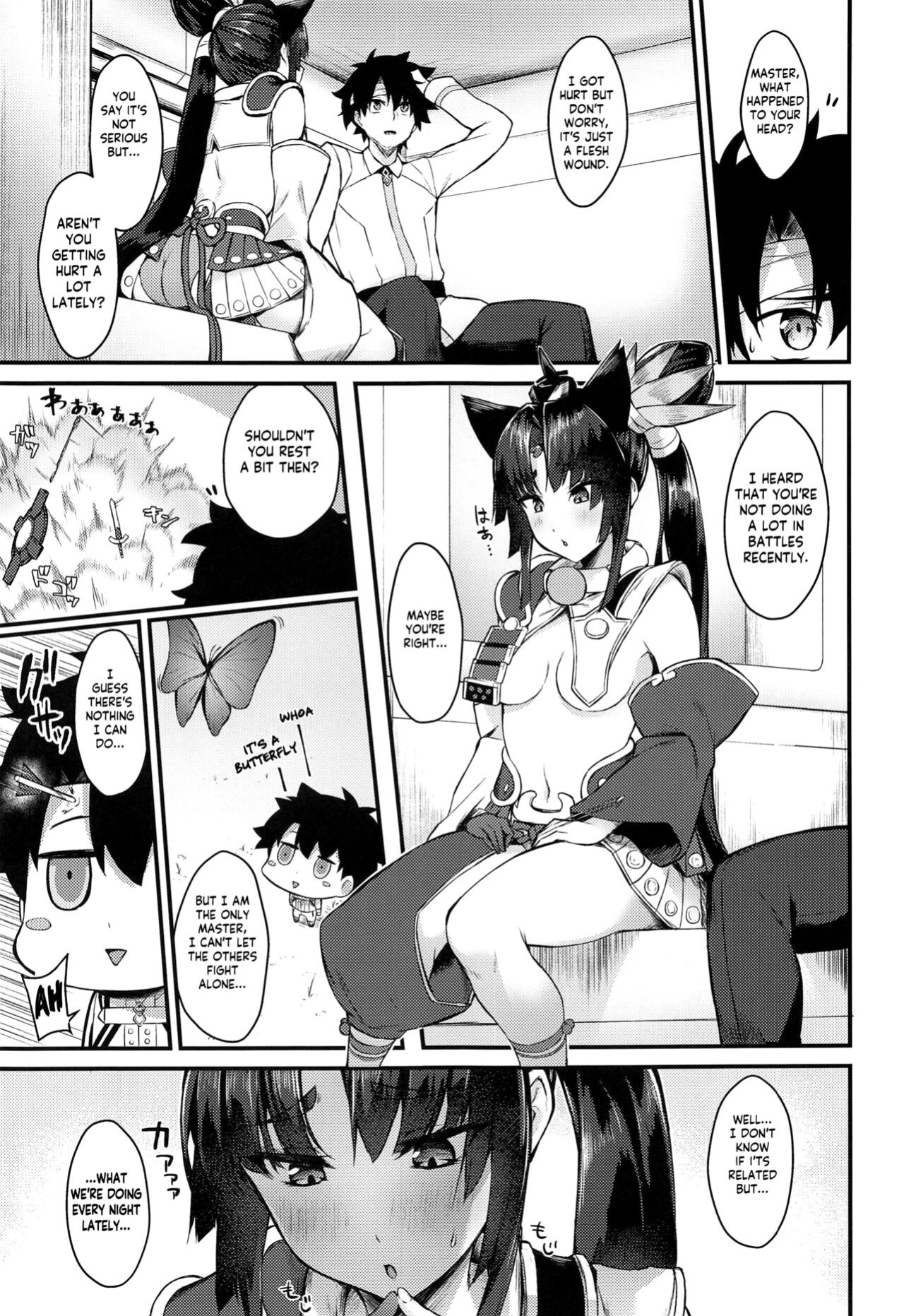(C100) [Ayashii Bochi (PINTA)] Ushiwakamaru to Kinyoku Seikatsu | Ushiwakamaru without SEX (Fate/Grand Order) [KM_42]