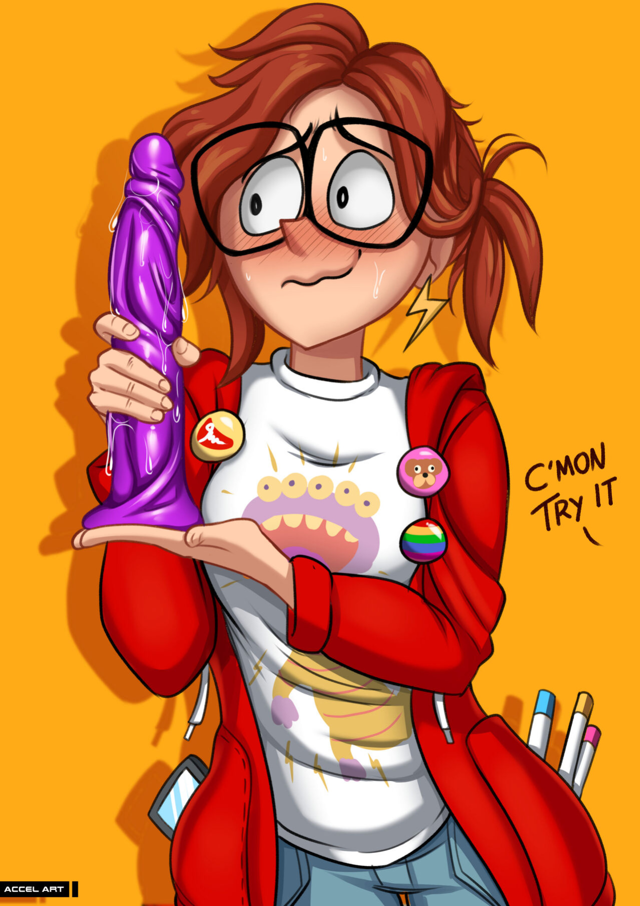 [Accel Art] Waifu Metamorphosis - Katie Mitchell (The Mitchells vs. the Machines)
