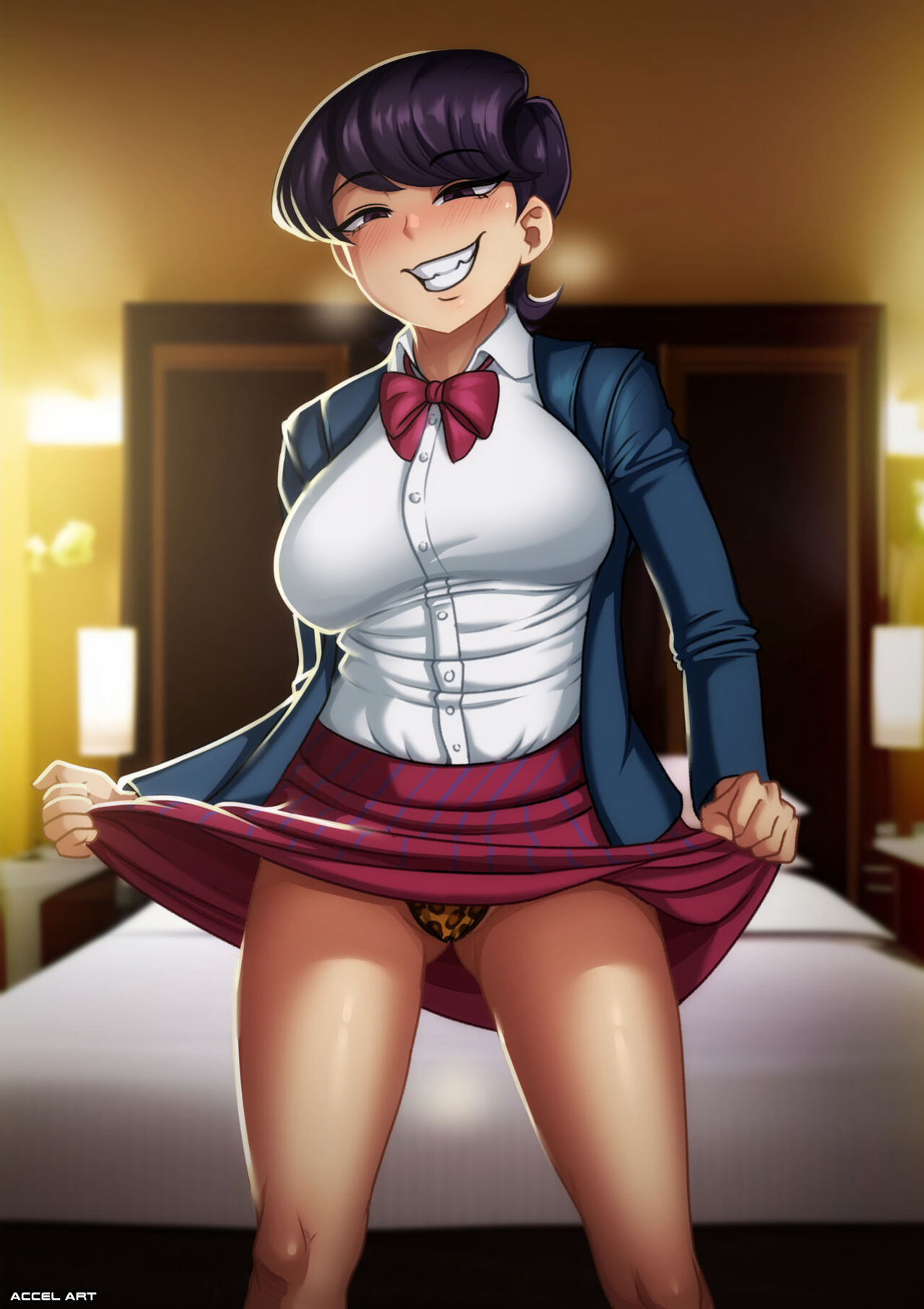 [Accel Art] Waifu Cast - Shuuko want to fornicate (komi-san wa komyushou desu.)