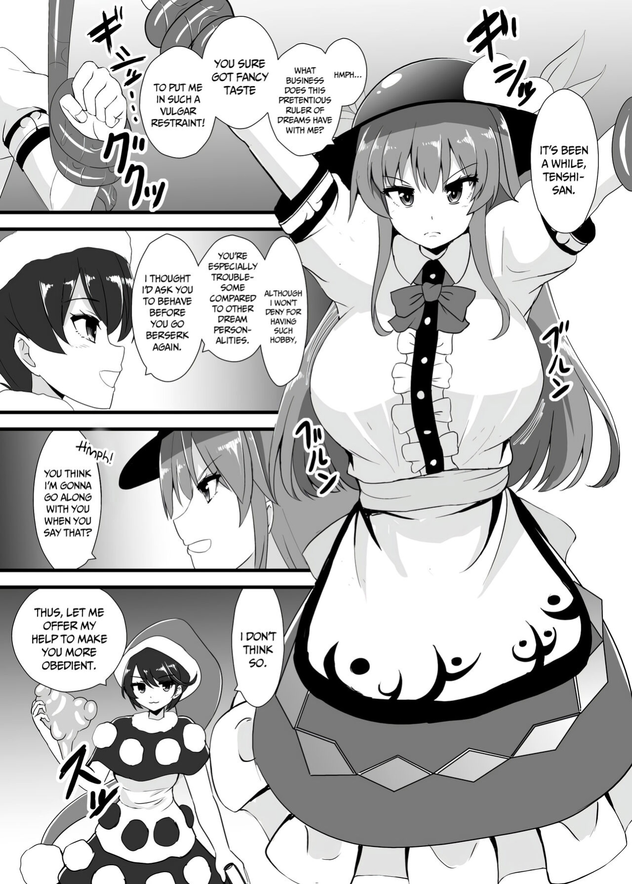 [Sukiyaki Club (Kouji)] Yume Jinkaku Haisetsu Tenshi-chan | Dream Personality Excretion of Tenshi-chan (Touhou Project) [PGTranslations]