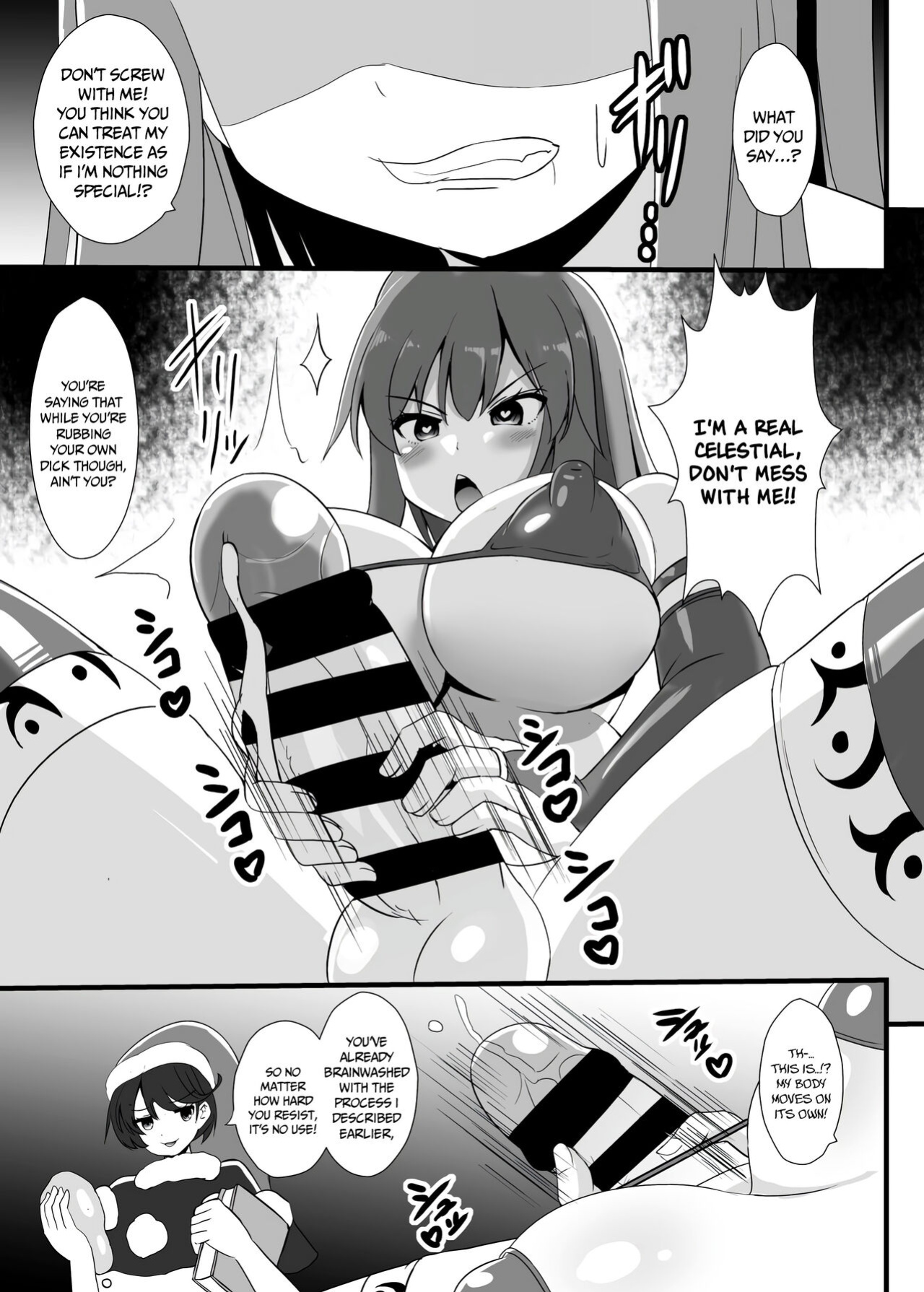 [Sukiyaki Club (Kouji)] Yume Jinkaku Haisetsu Tenshi-chan | Dream Personality Excretion of Tenshi-chan (Touhou Project) [PGTranslations]