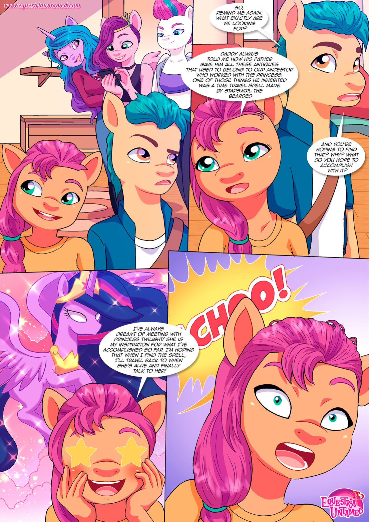 [Palcomix] Lesson For The Generations | (My Little Pony: A New Generation)