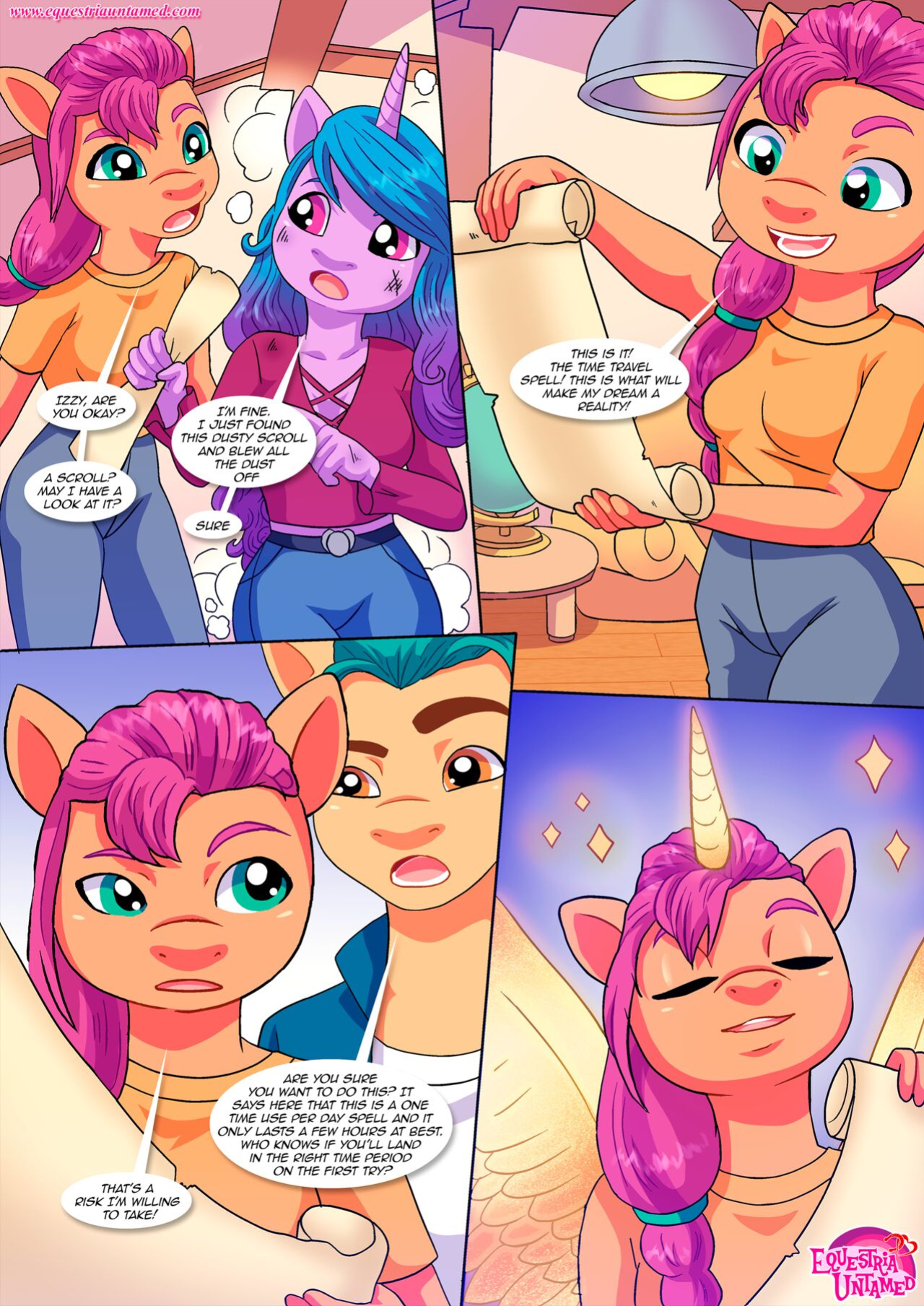 [Palcomix] Lesson For The Generations | (My Little Pony: A New Generation)