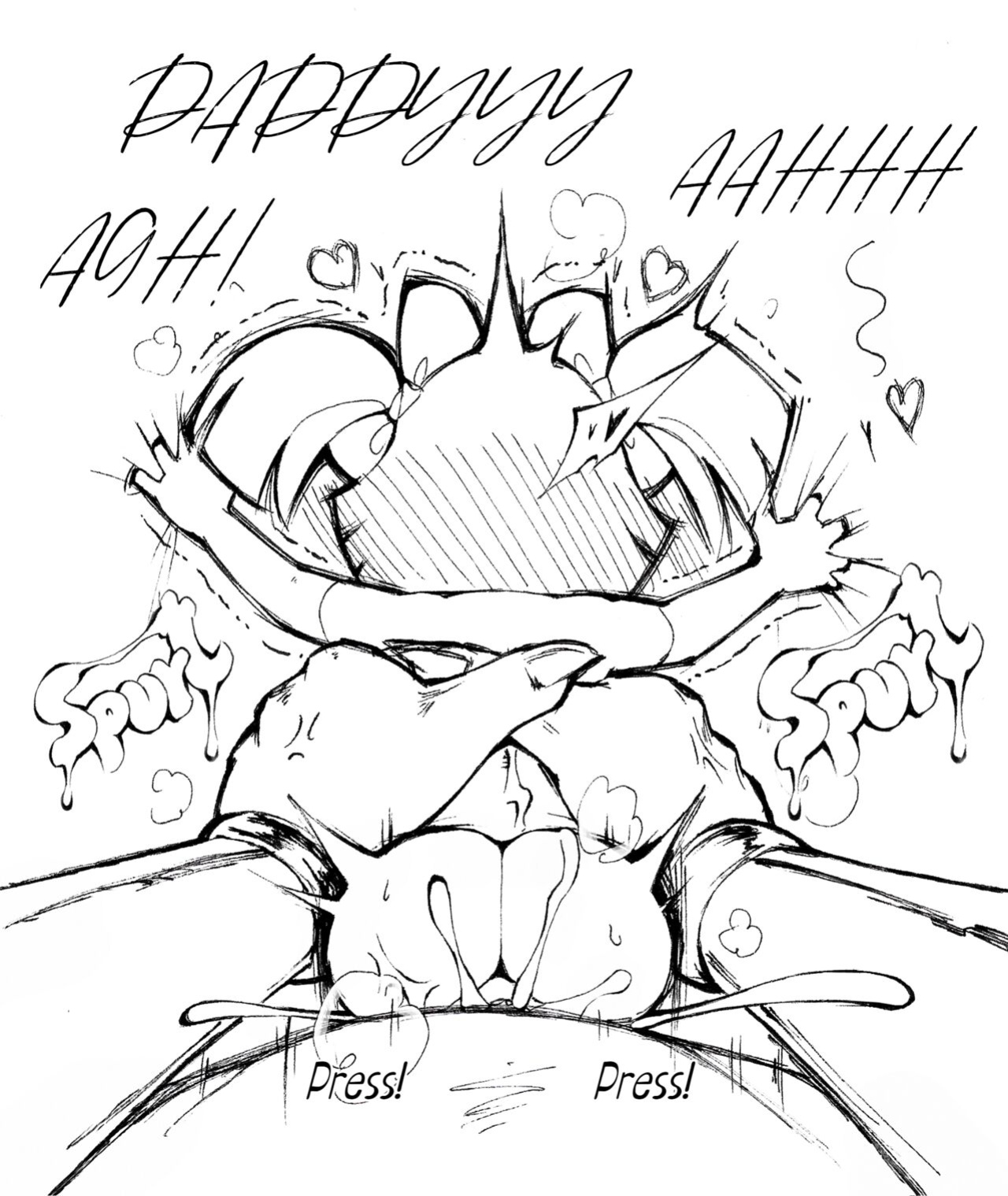 [Abe'sDrawings] Breeding Muffet (Undertale)