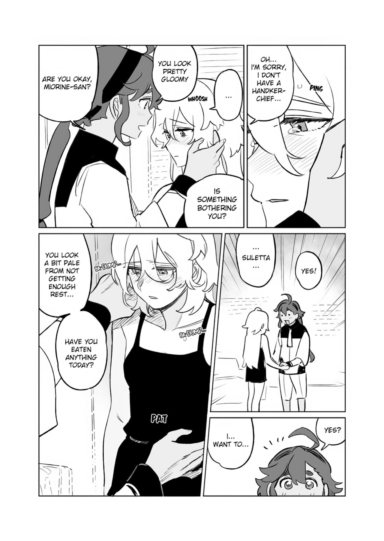 [PITO] Are you okay, Miorine-san? (Mobile Suit Gundam: The Witch from Mercury)