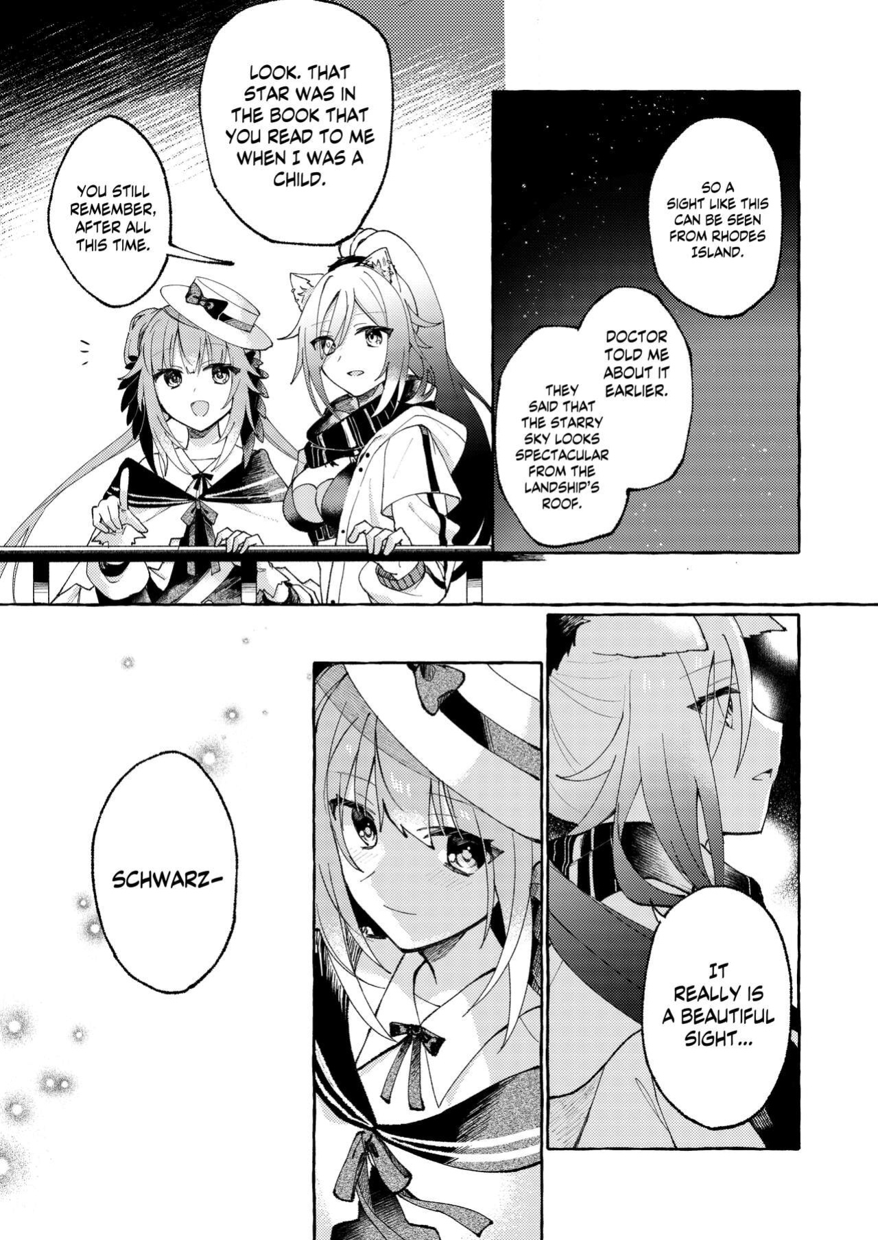 [Gyoya. (Matsuzaka)] Aru Hoshi ni Sasageru (Arknights) [Komori Translations]