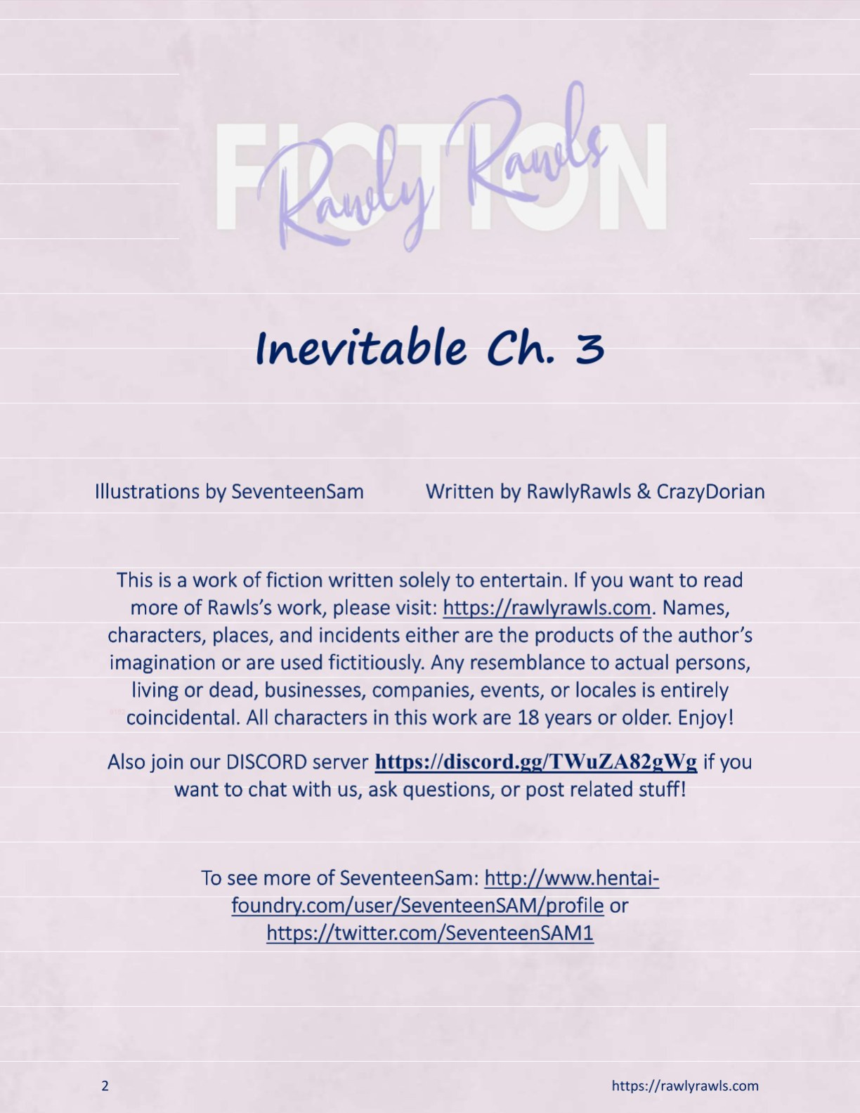 [SeventeenSam, RawlyRawls and CrazyDorian] Inevitable 3