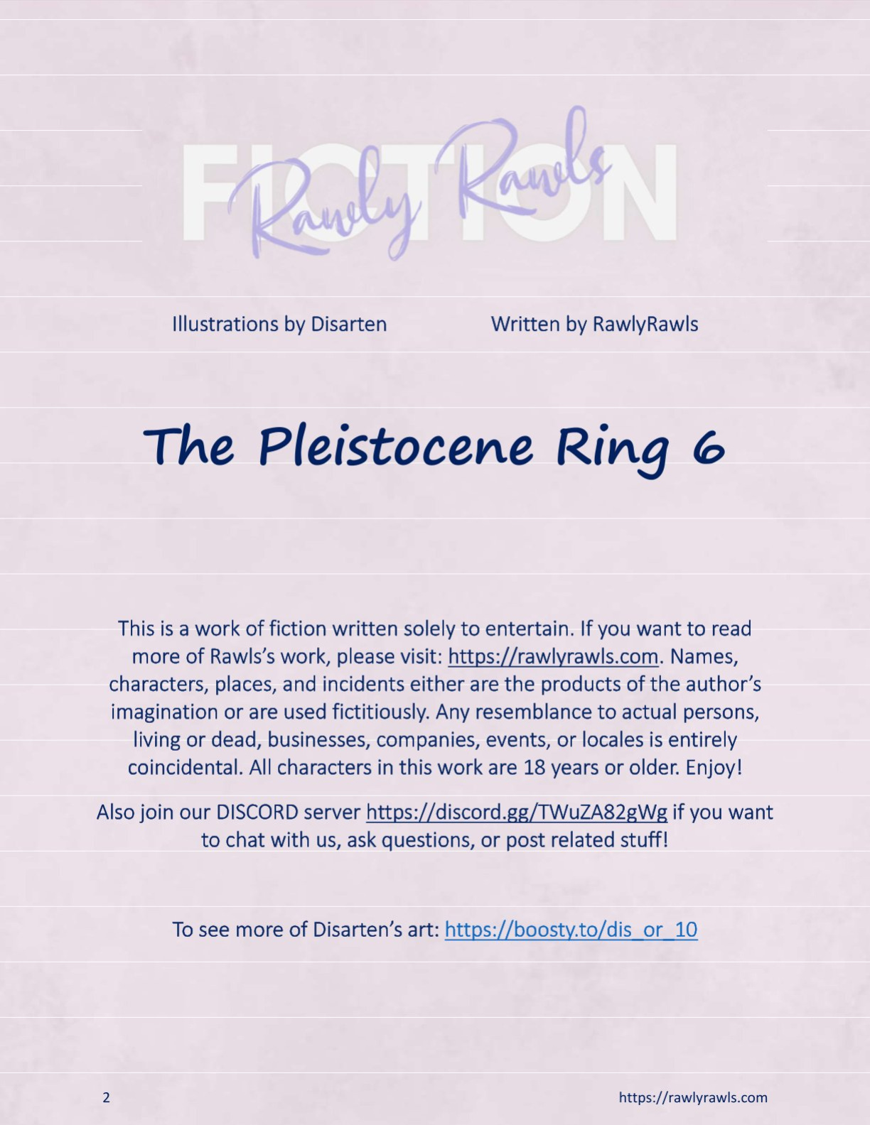 [Disarten and RawlyRawls] The Pleistocene Ring 6