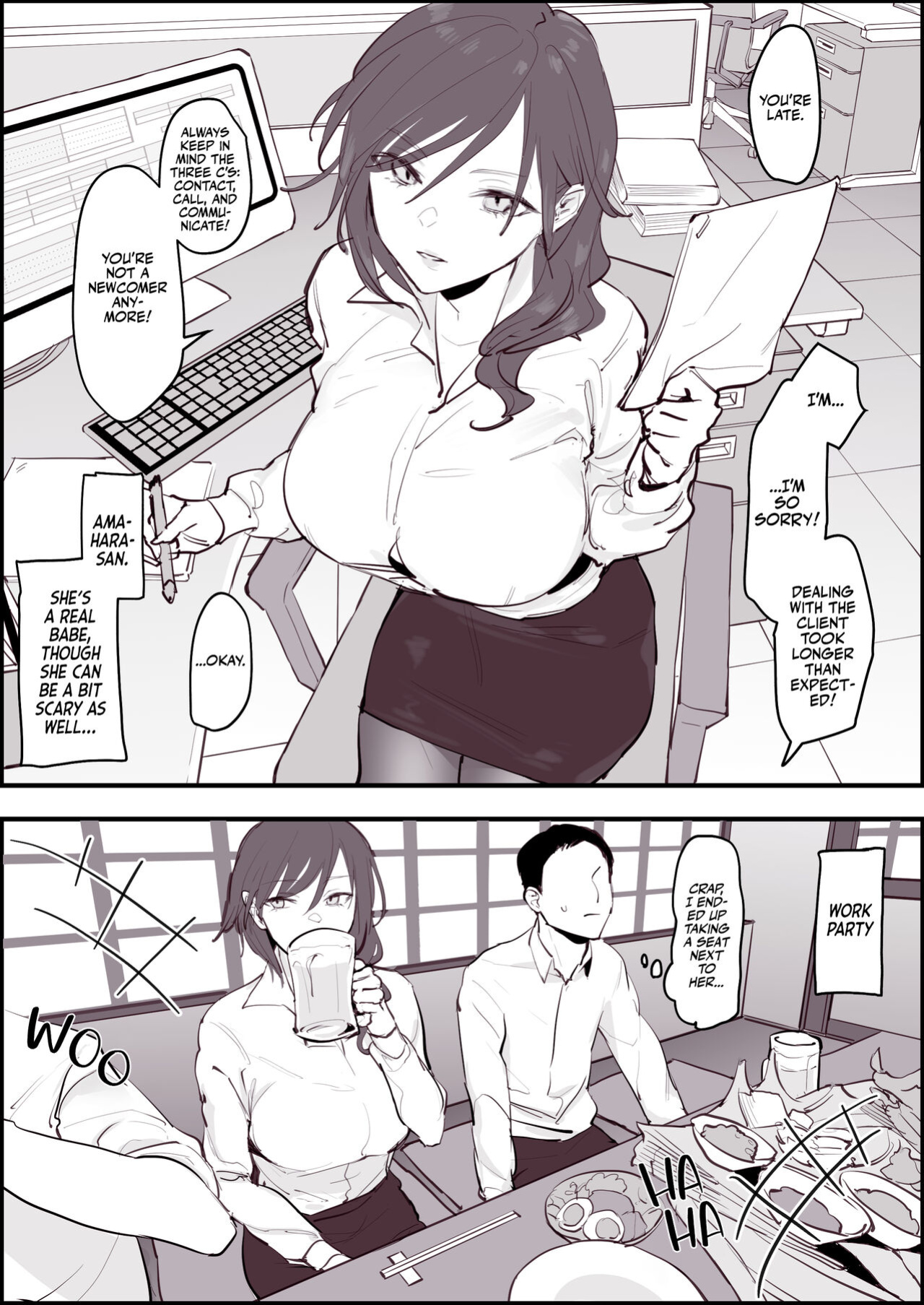 [Poriuretan] Onna Joushi | Female Boss [Team Rabu2]