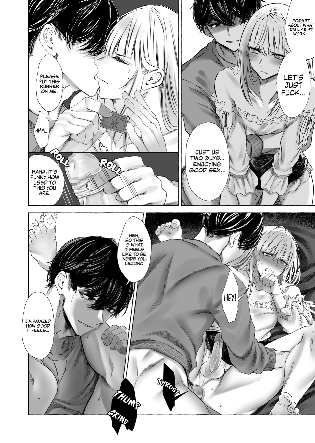 [Kaochuu Kingdom (Sisei)] Josou DeliHeal Yondara, Kaisha no Joushi ga Kita. | My Boss is a Cross-dressing Call Girl. [Danke fürs Lesen]