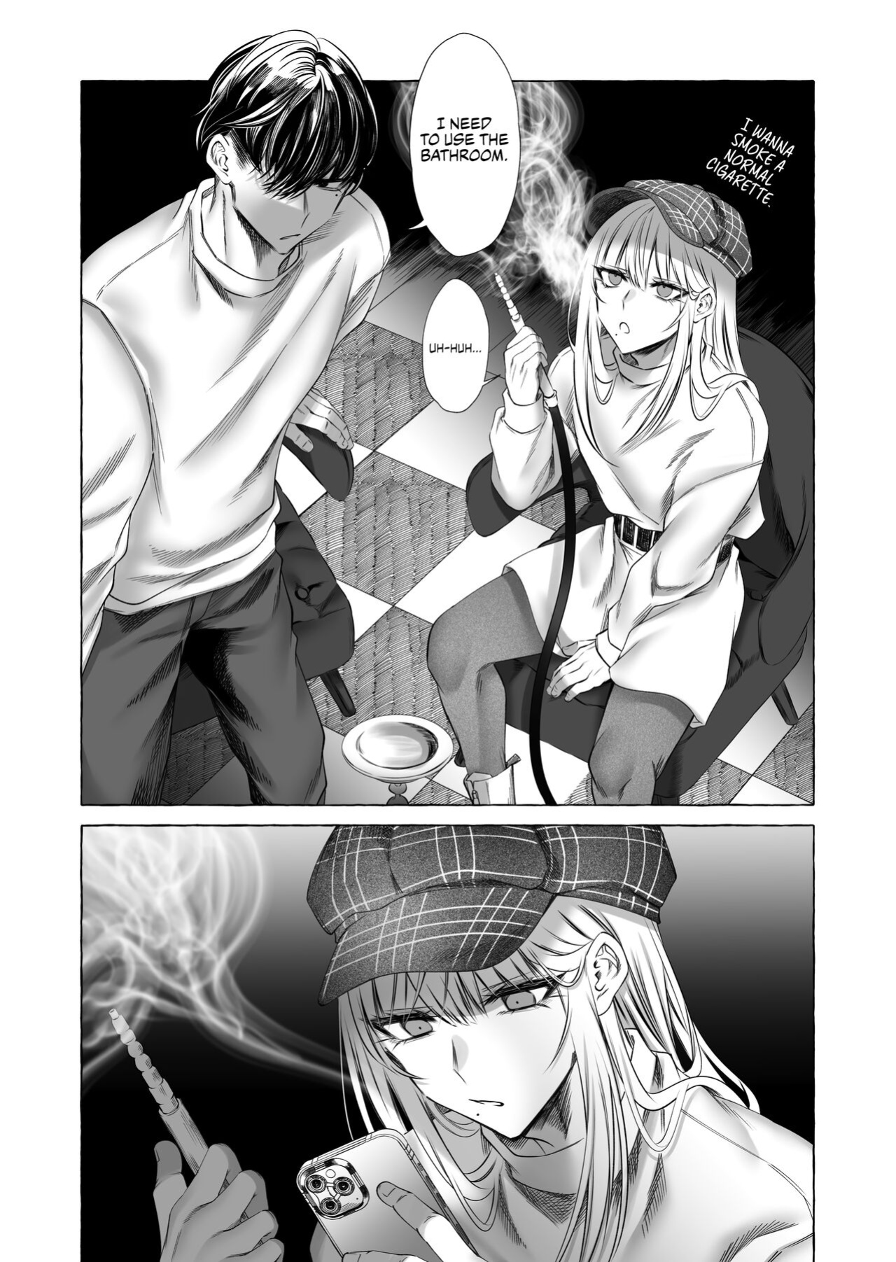 [Kaochuu Kingdom (Sisei)] Josou DeliHeal Yondara, Kaisha no Joushi ga Kita. | My Boss is a Cross-dressing Call Girl. [Danke fürs Lesen]