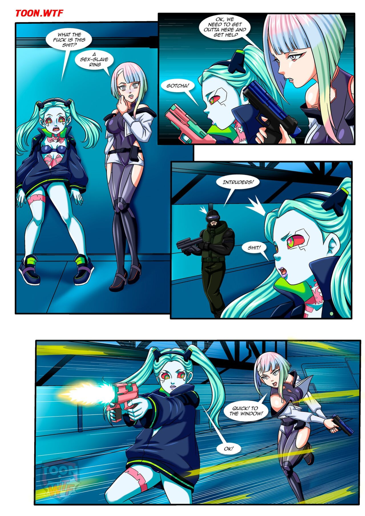 [Palcomix] Cyberslaves 2077 Edgerunners | (Cyberpunk 2077 Edgerunners)