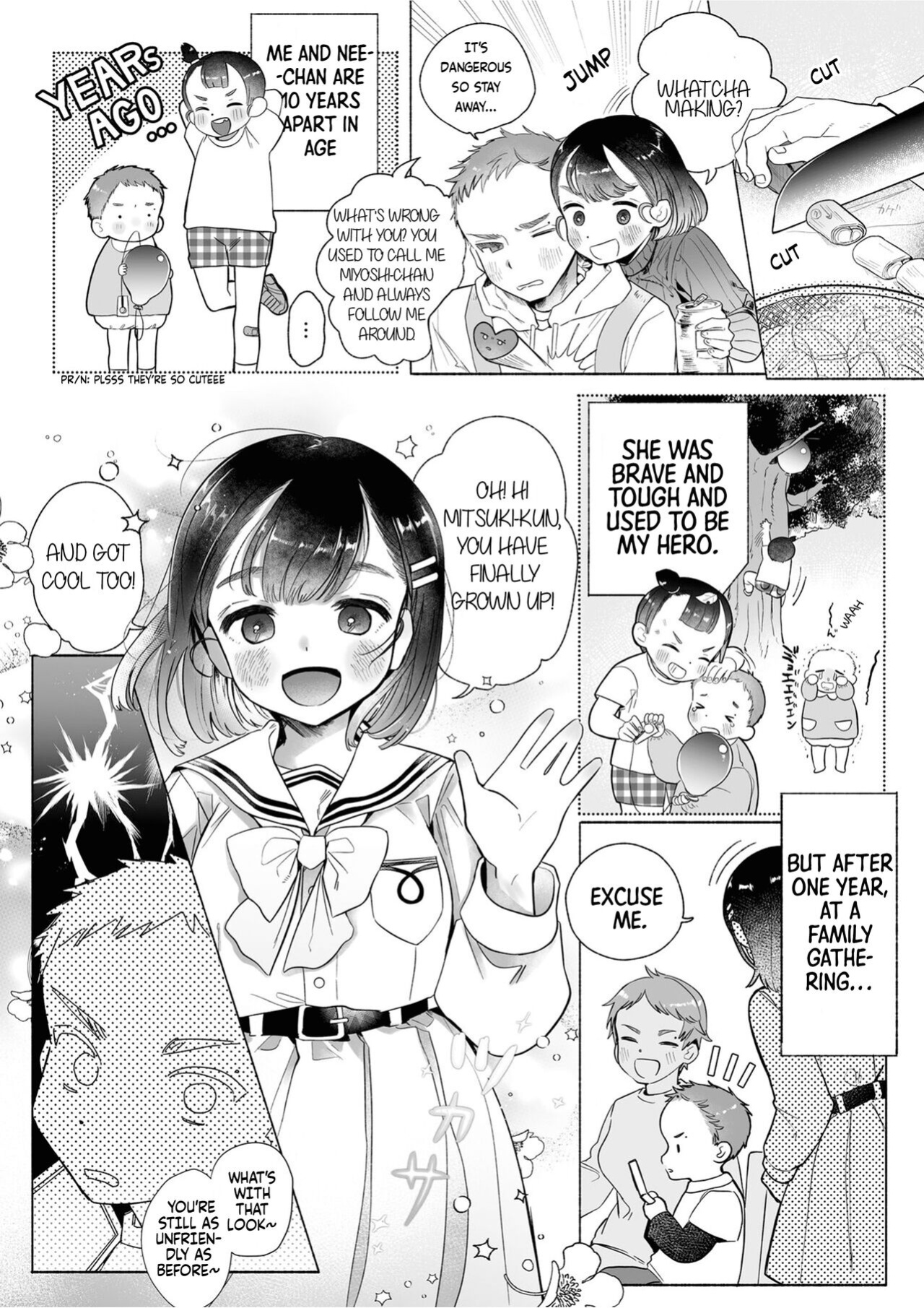 [Otama Jacuzzi (Tama no Chichi)] Ore wa Nee-chan de shika Nukenai [Painful Nightz]