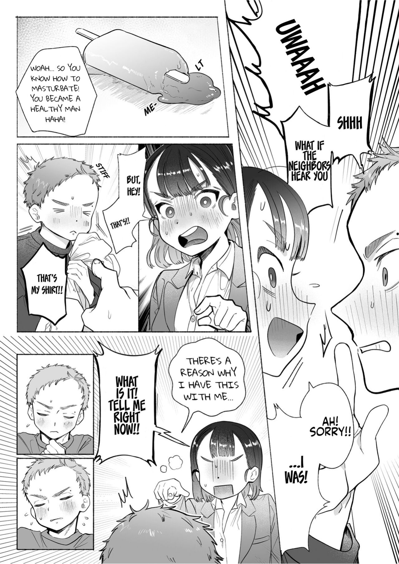[Otama Jacuzzi (Tama no Chichi)] Ore wa Nee-chan de shika Nukenai [Painful Nightz]
