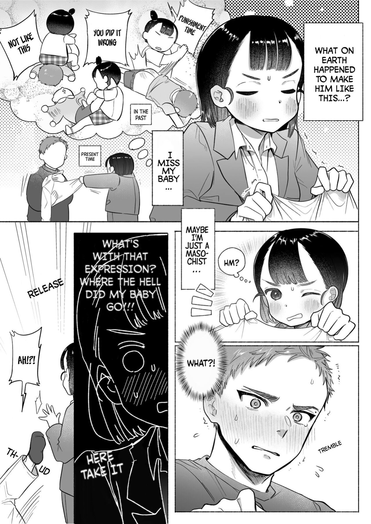 [Otama Jacuzzi (Tama no Chichi)] Ore wa Nee-chan de shika Nukenai [Painful Nightz]