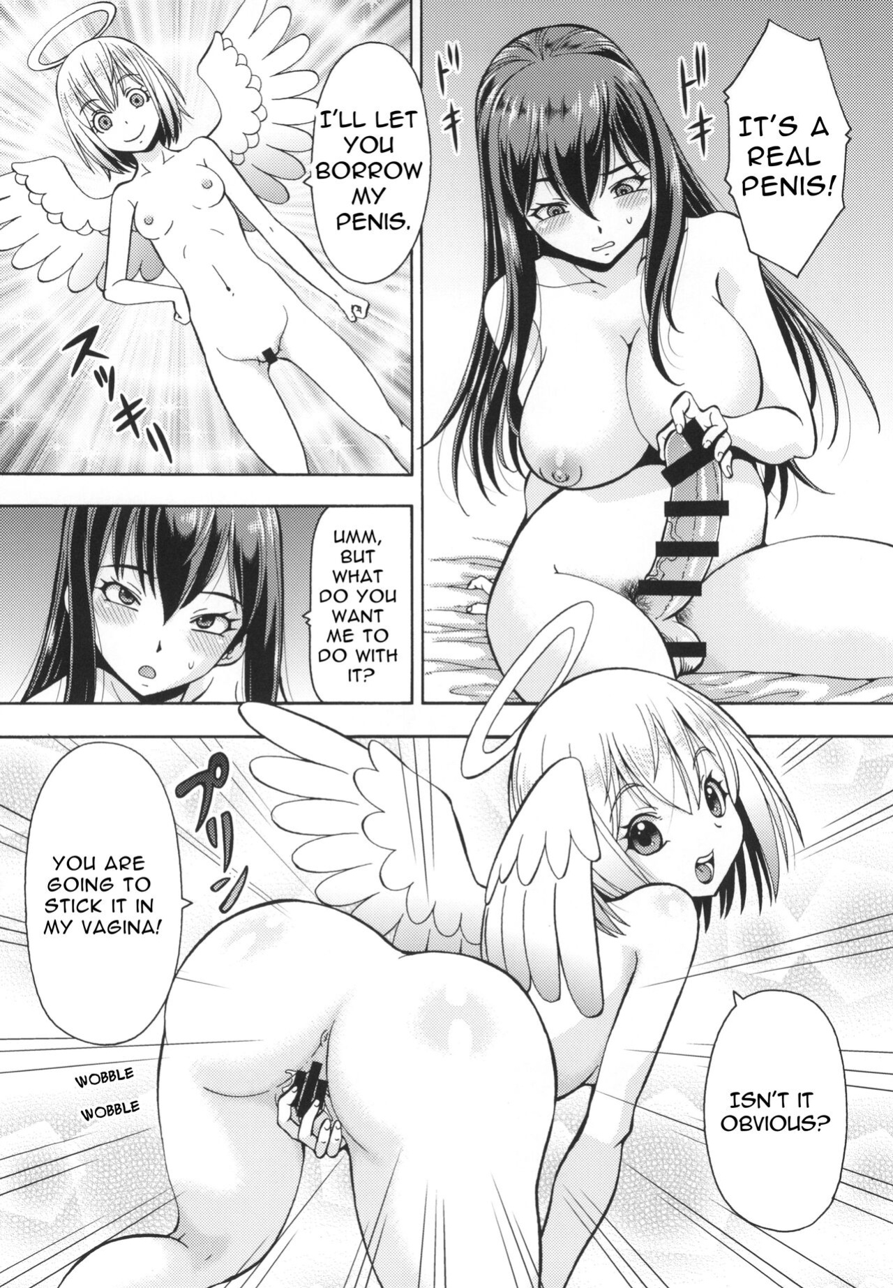 [Toraya (ITOYOKO)] Isekai Fuuzoku Gaiden Futanari Tenshi-san [RWfuta]