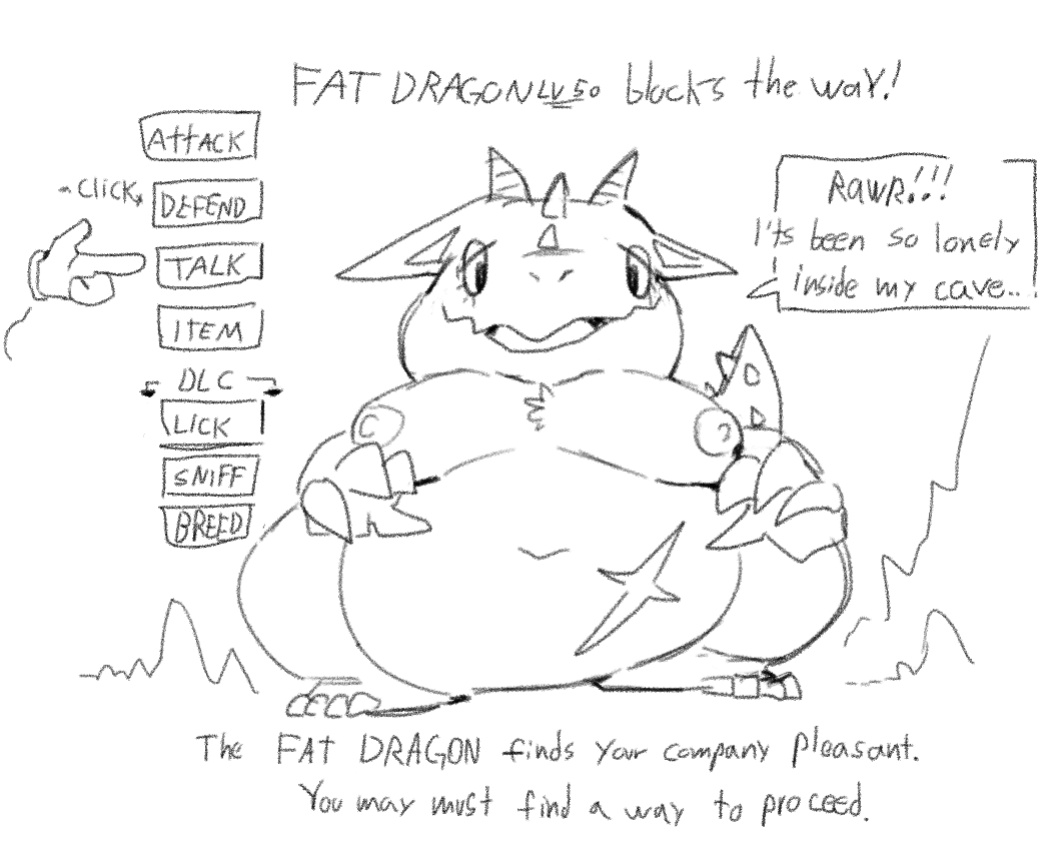 [lilmoonie] LONELY DRAGON blocks the way!