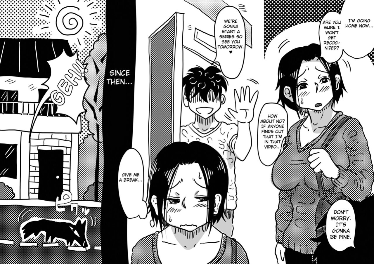 [JUNK Center Kameyoko Bldg] Hajimete no AV Ninkatsu Rei no "Ano Okaa-san" ga Musuko no Adult Video de Nakadashi Sarete Ninshin Saserarete Shimau Hanashi. [Fated Circle]