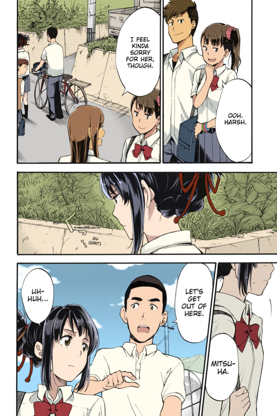 Shooting star (Kimi no Na wa. Another Side: Earthbound) [Ugeppa] (Colorized by mikakucoloring