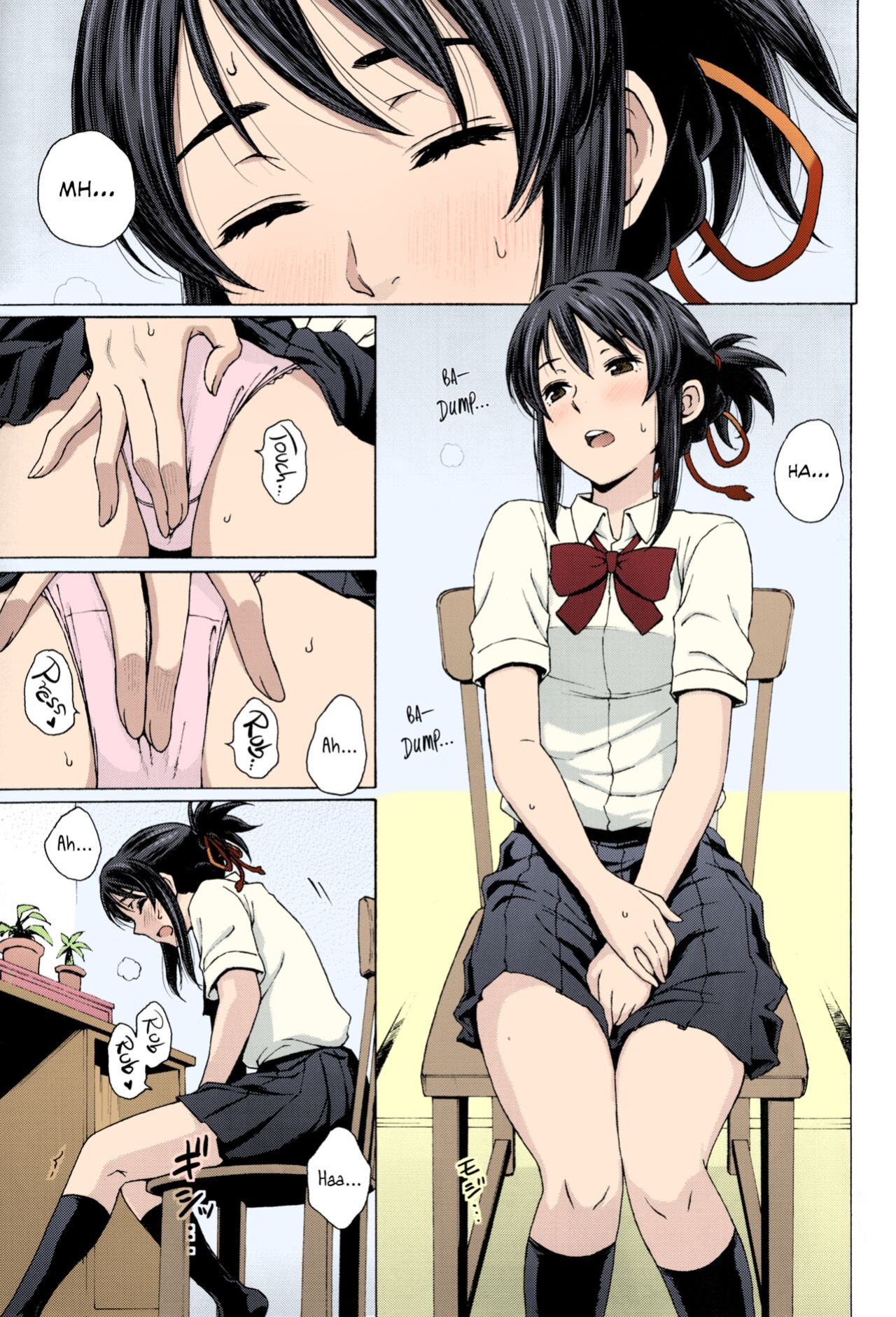 Shooting star (Kimi no Na wa. Another Side: Earthbound) [Ugeppa] (Colorized by mikakucoloring