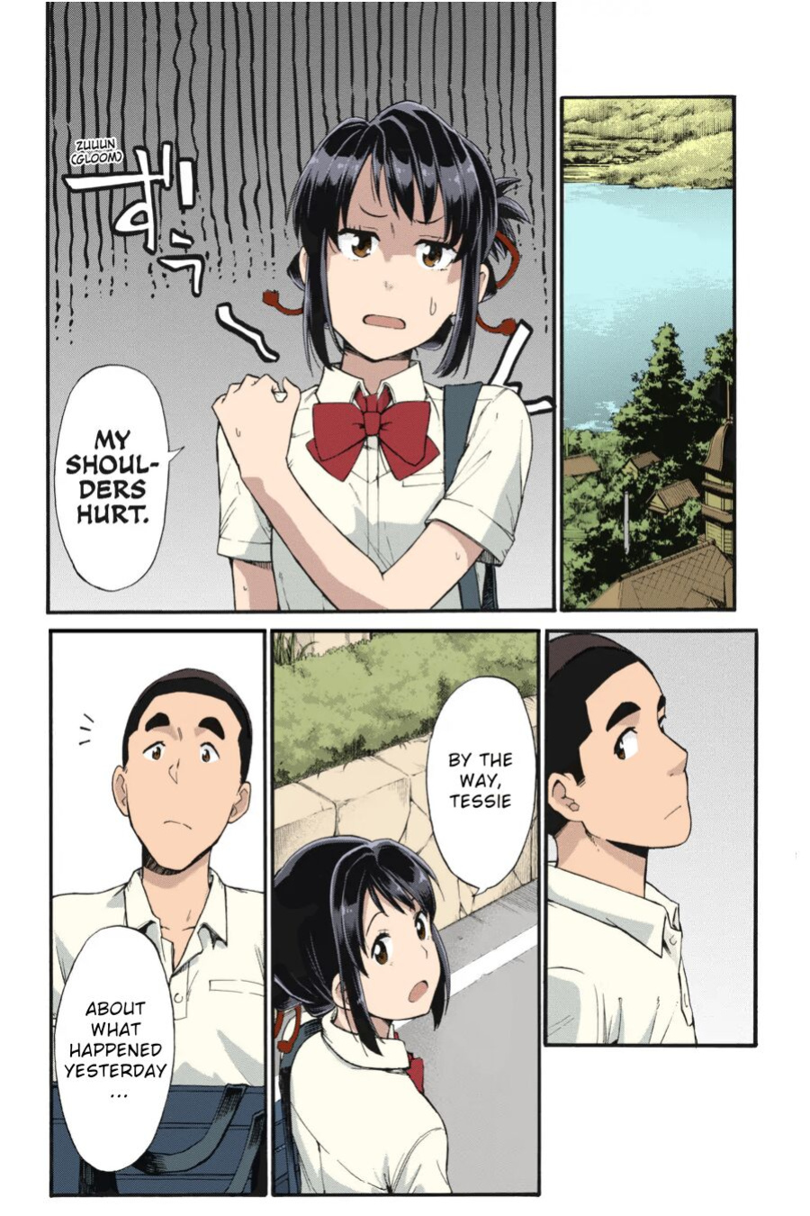 Shooting star (Kimi no Na wa. Another Side: Earthbound) [Ugeppa] (Colorized by mikakucoloring