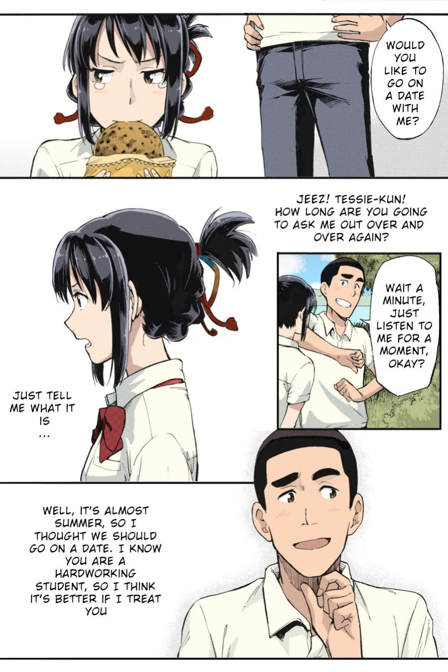 Shooting star (Kimi no Na wa. Another Side: Earthbound) [Ugeppa] (Colorized by mikakucoloring