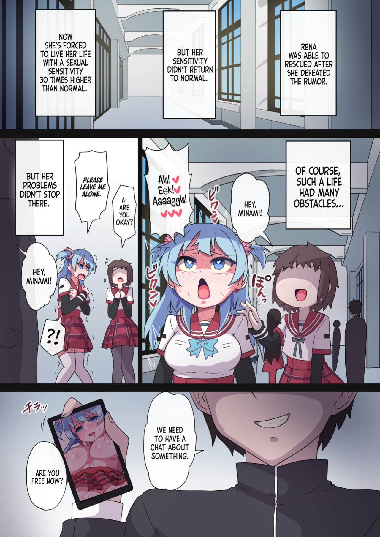 [Panda no Kanzume (KA-9)] Rena-chan... Mata Mamorenakatta ne... | I Couldn't... Protect Rena... Again (Puella Magi Madoka Magica Side Story: Magia Record) [Kinsei Translations]