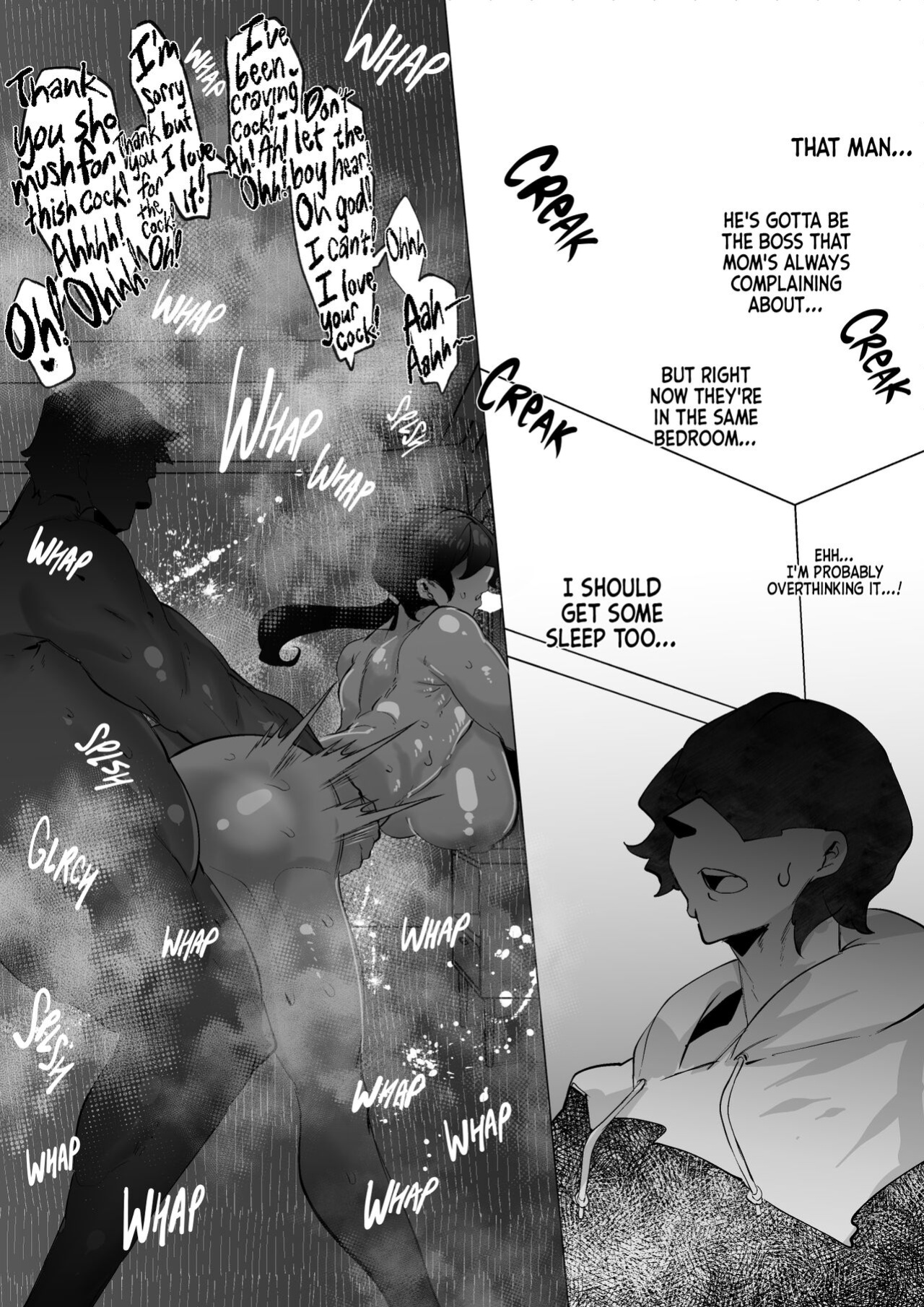 [Mr.way] Miboujin Single Mother wa Kaisha no Joushi ni Mainichi Okasareteiru | My Widowed Single Mother Gets Railed By Her Boss Every Day [Team Ama2]
