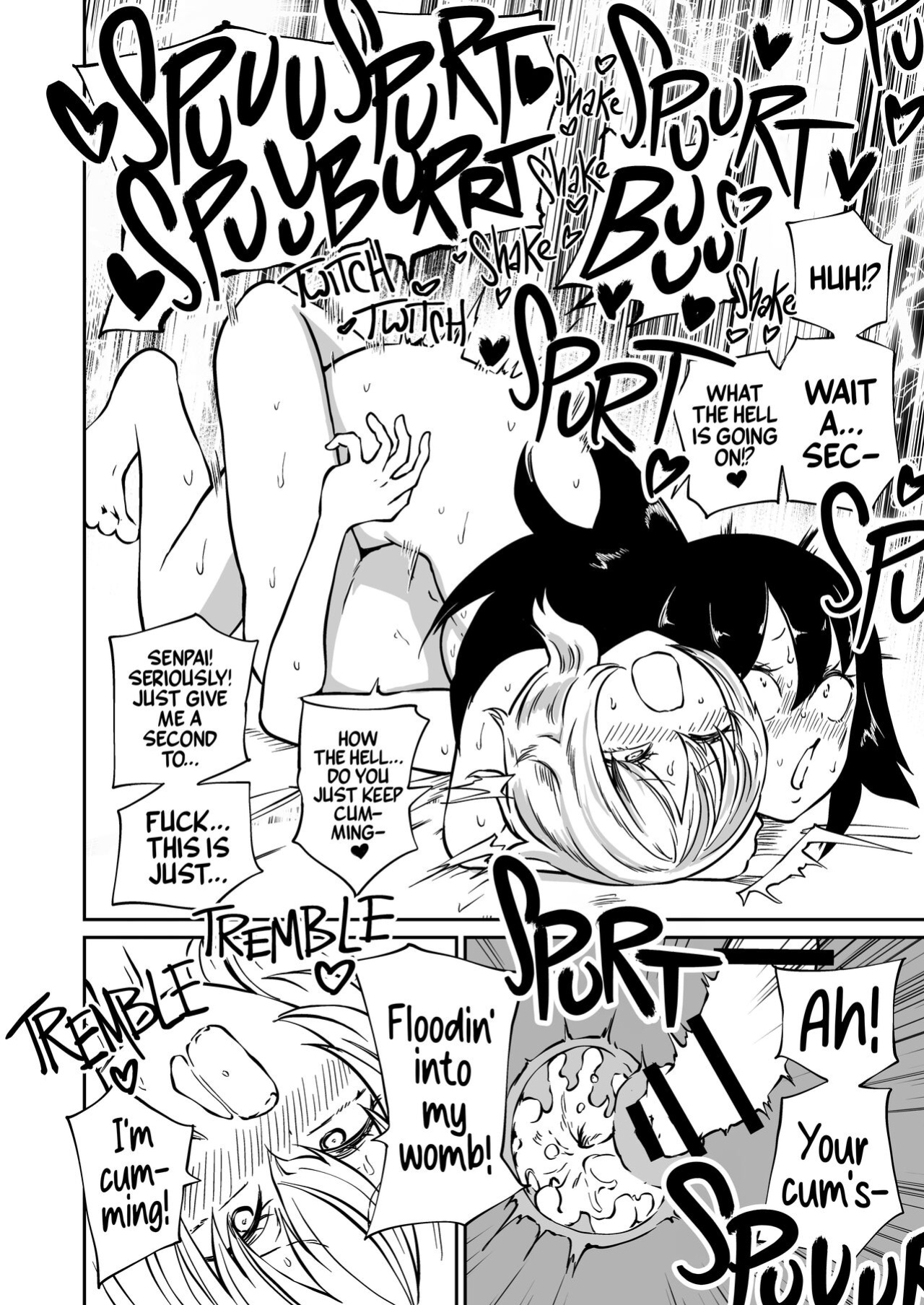 [Mikenekohanten (Sakamoto KAFKA)] Doutei Futanari Senpai Bitch Kouhai no Amaama Fudeoroshi | Virgin Futanari Gets Cherry Popped by Her Slutty Junior [Mr_Person Translation]