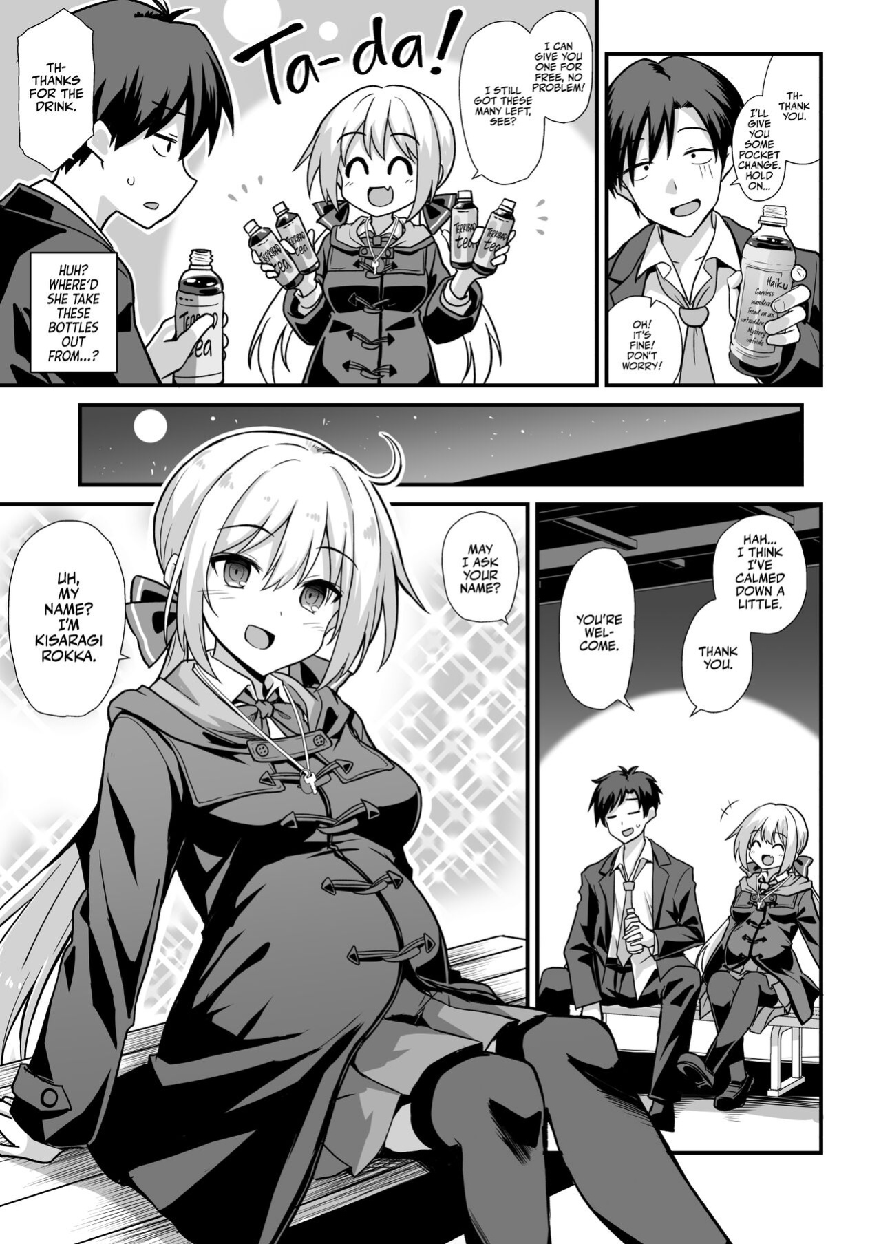 [Akuten Soushin (Kokutou Nikke, Shirasaki Karu)] Kaidan Toshi Densetsu Shinya no Eki de Mesugaki ni Totsuzen Ecchi o Semarare Shiboritorareru Hon | I Got Lost at the Kisaragi Station, and a Spooky Brat Fucked Me Dry! [Team Rabu2]