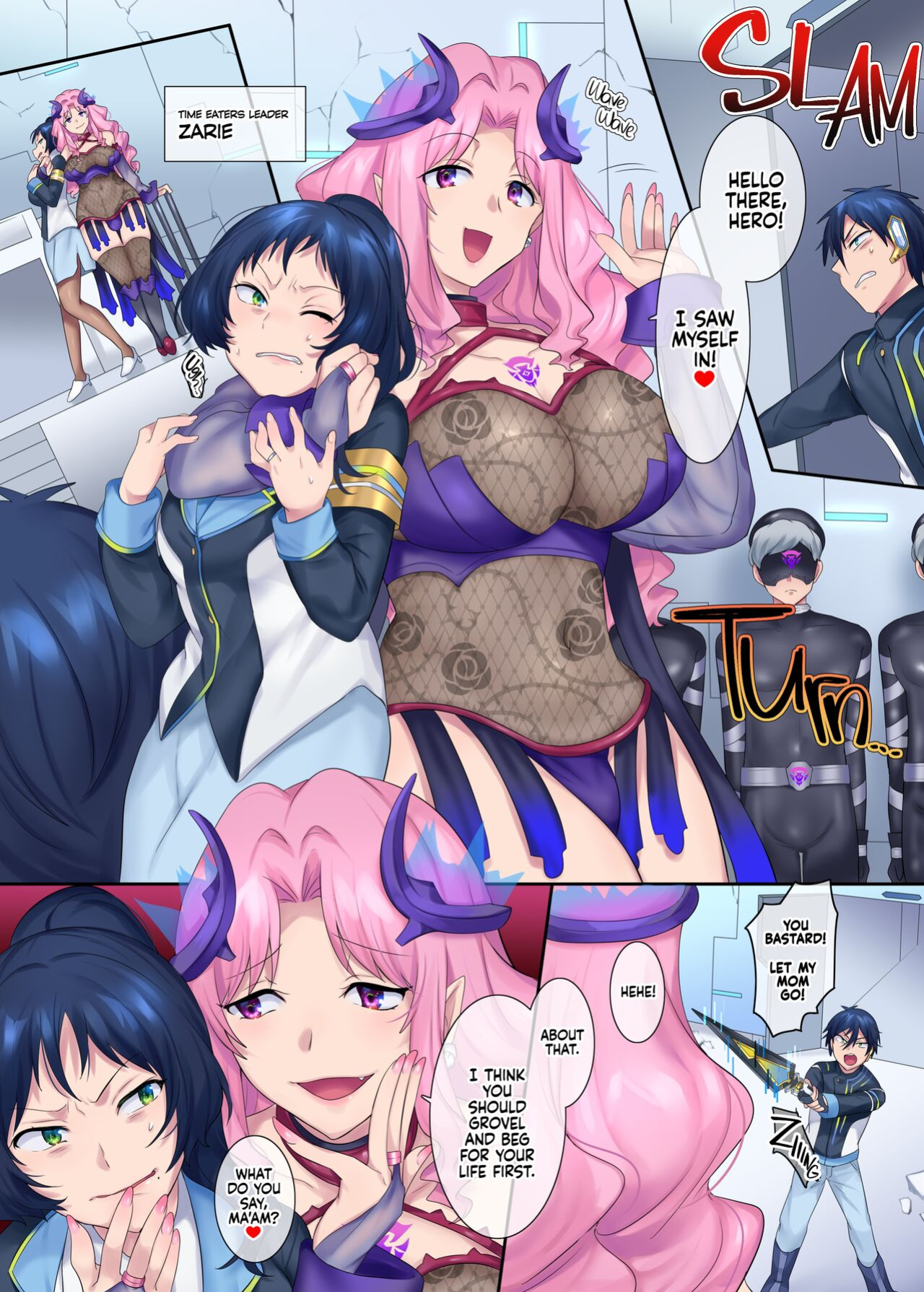 [Amuai Okashi Seisakusho (Hiiragi Popura, Kikomuhito)] Hero TS Kako Kaihen ~Anata wa Zako Sentouin no Ko Datta yo ne~ | The hero got his past rewritten and turned into a woman! ~You're my low level combatant's daughter, aren't you?~