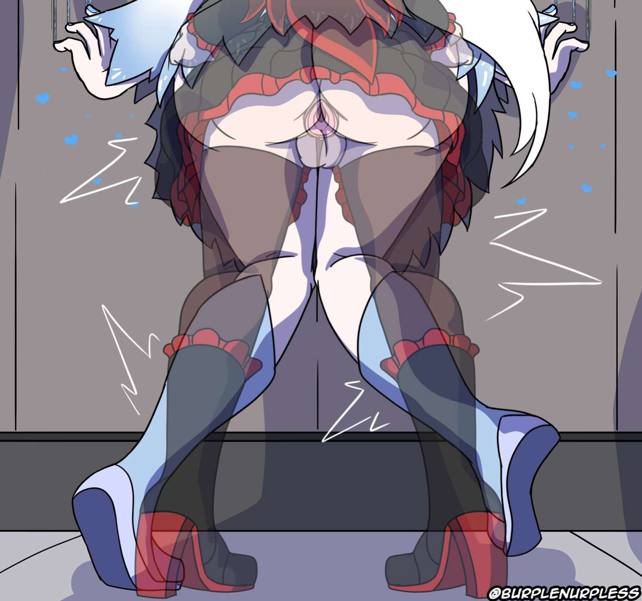 [BurpleNurpless] Ruby fucks Yang, Weiss, Blake & Neos out in the open