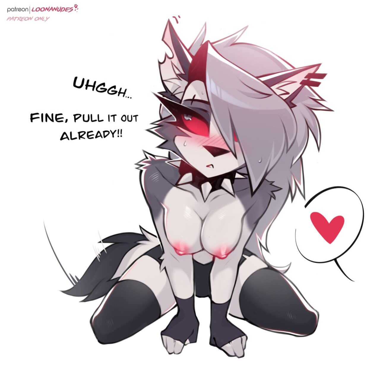 [LoonaNudes] Hellhound Obedience Training