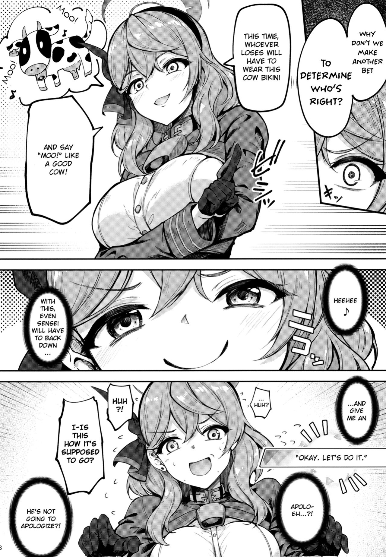 [Mugen@WORKS (Akiduki Akina)] Sensei Honki desu ka!? | Are You Serious, Sensei?! (Blue Archive) [Douzo Lad Translations]